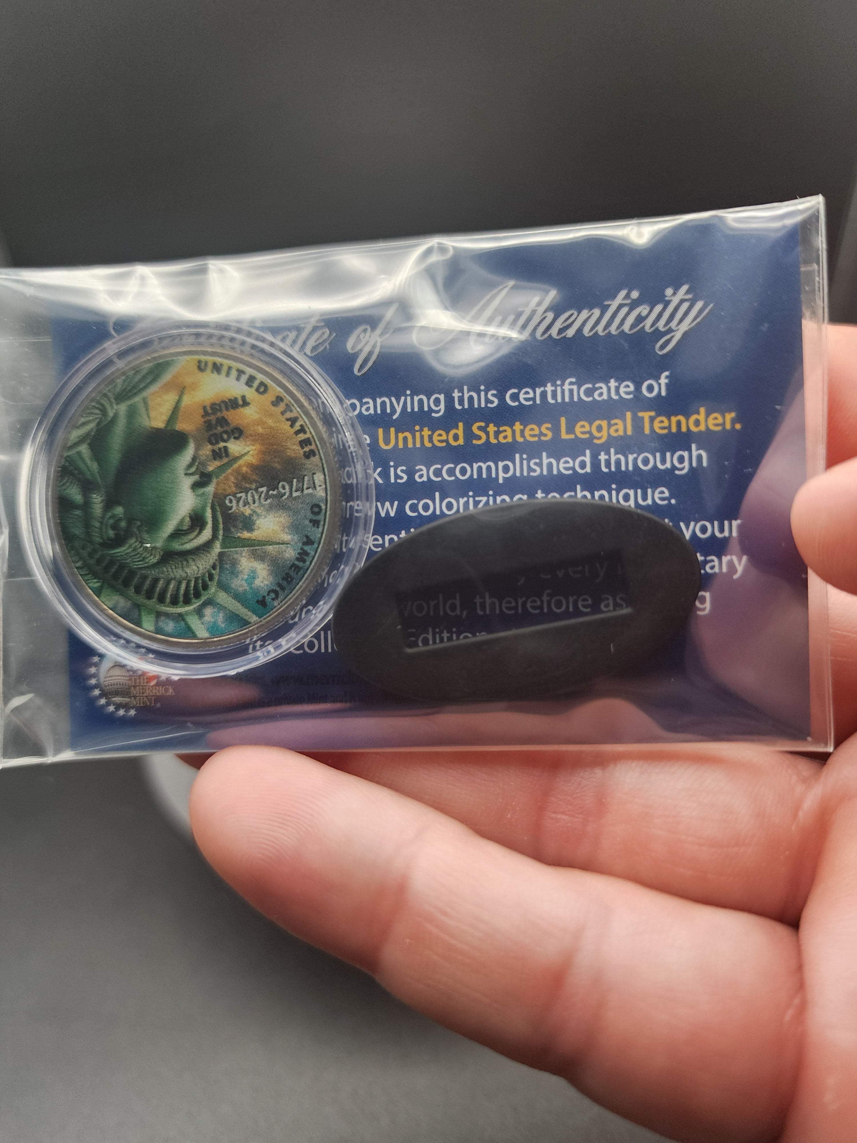 2026 Semiquincentennial Half Dollar - 250th Anniversary - Colorized Coin