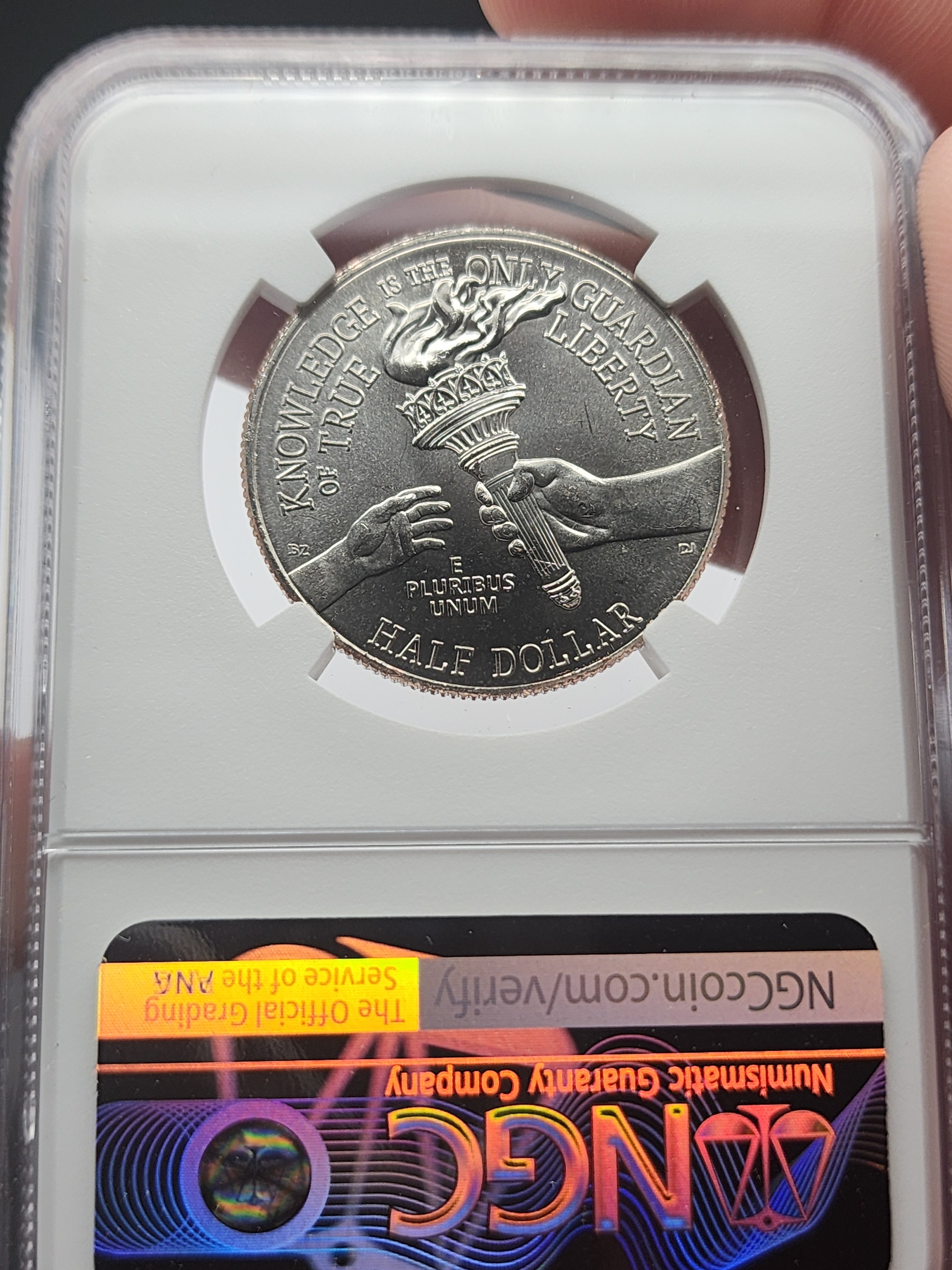 NGC BRIL UNC 2026-D U.S. Enduring Liberty Half Dollar Coin Treasure Series