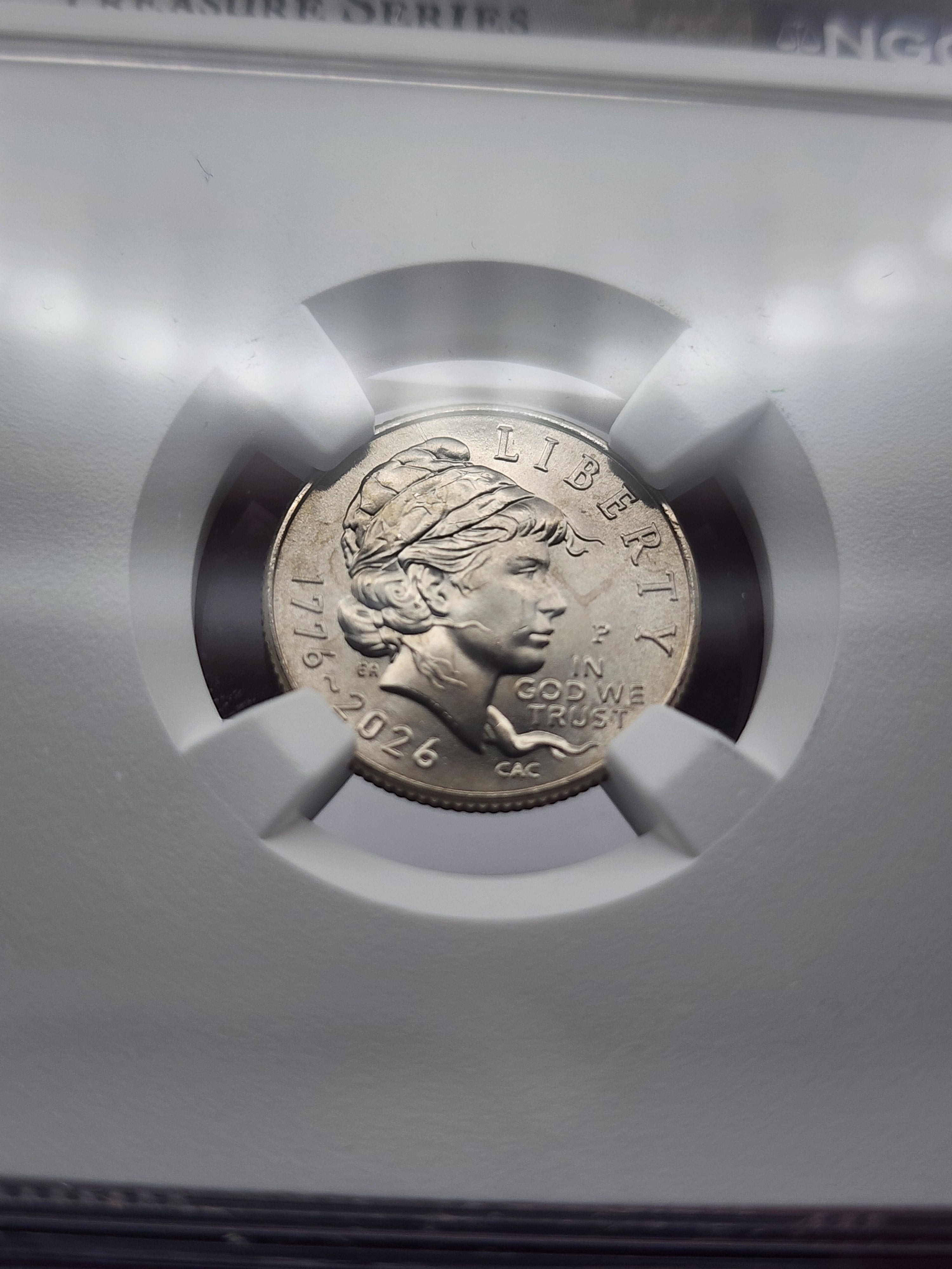 NGC GEM UNC 2026-P U.S. Emerging Liberty Dime 10 Cents Coin Treasure Series
