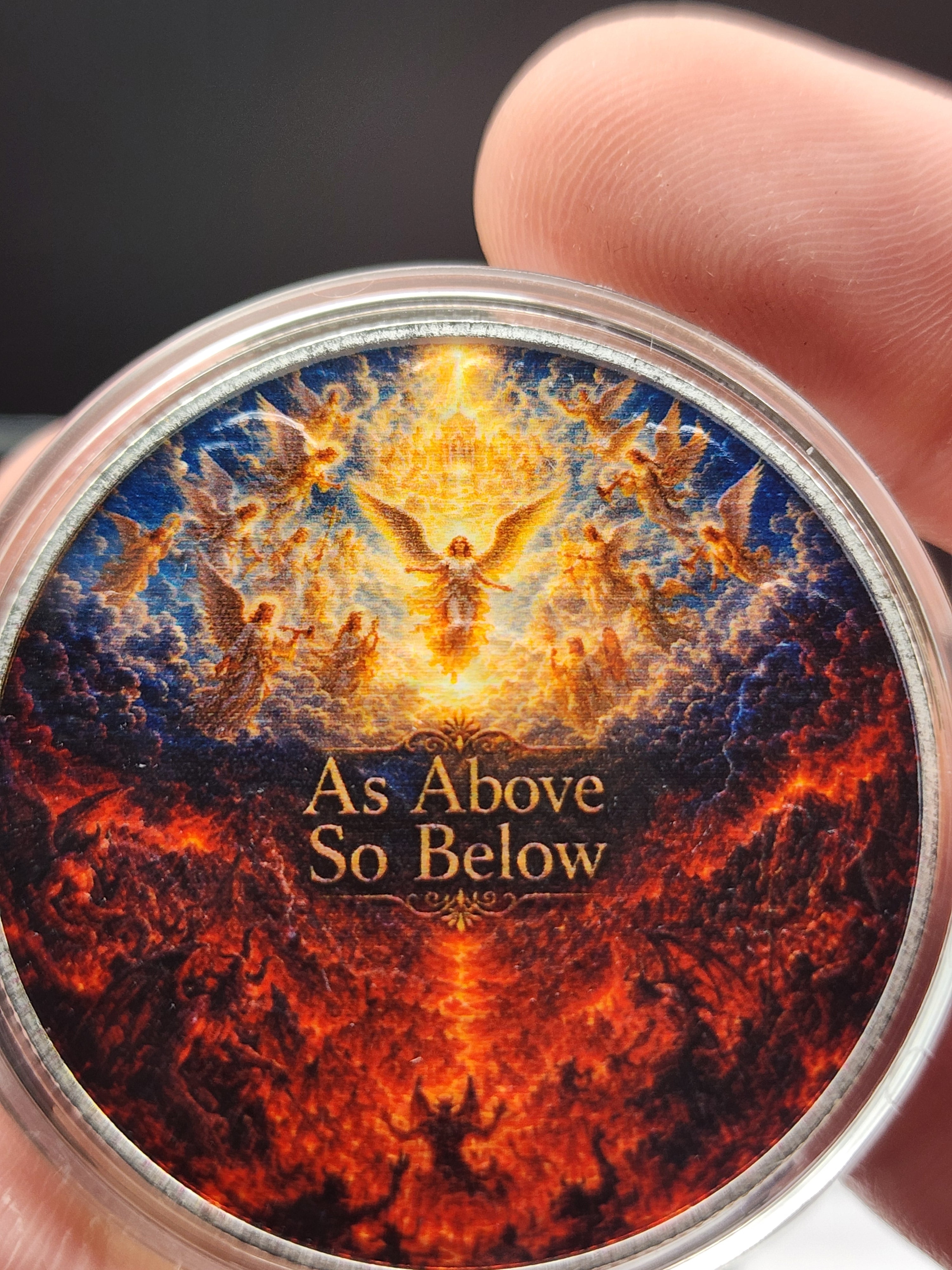 2024 Libertad As Above So Below Edition 1 oz Silver Colorized Coin Mintage 185