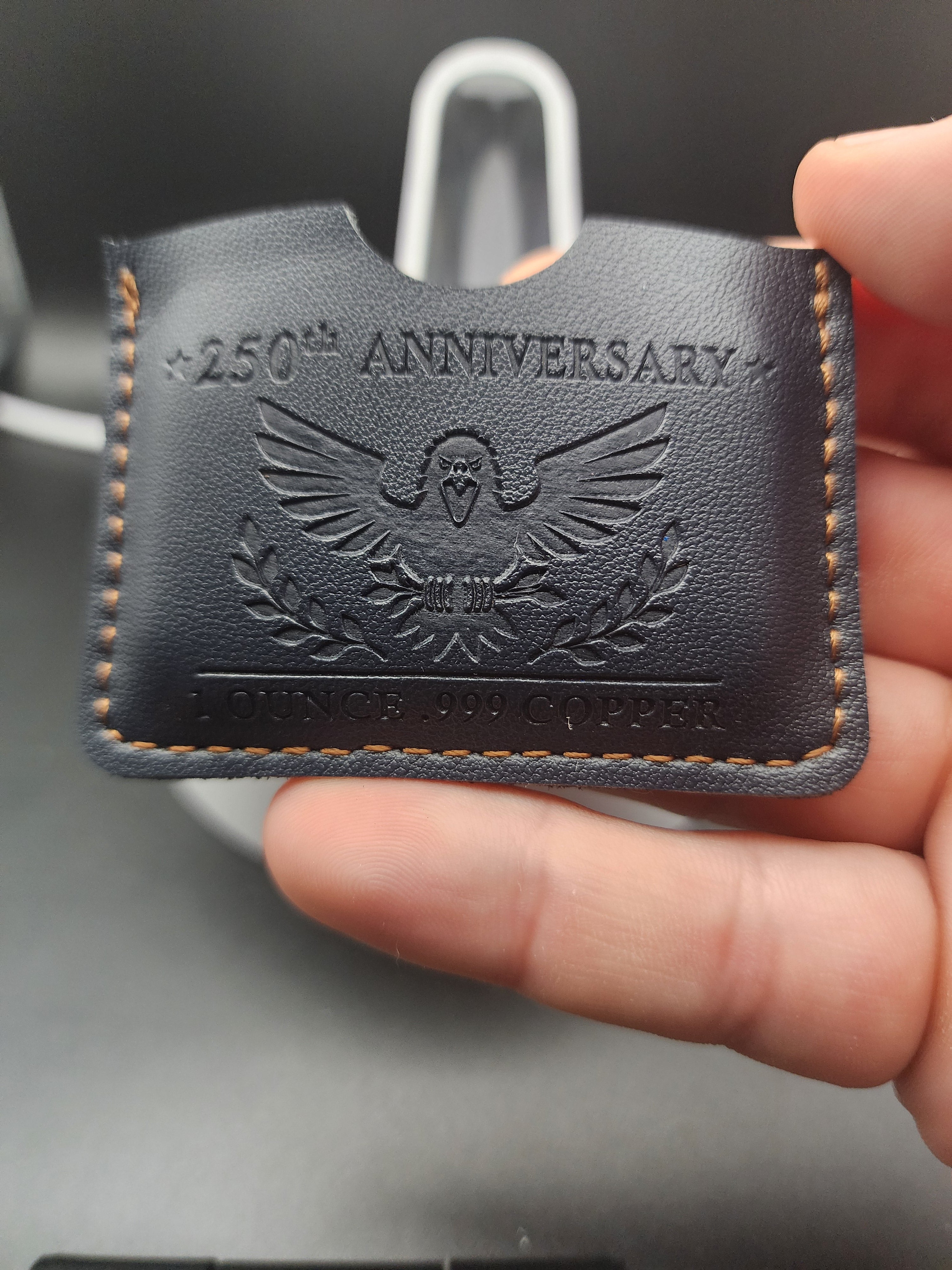 250th Anniversary Eagle in pouch 1oz .999 Copper