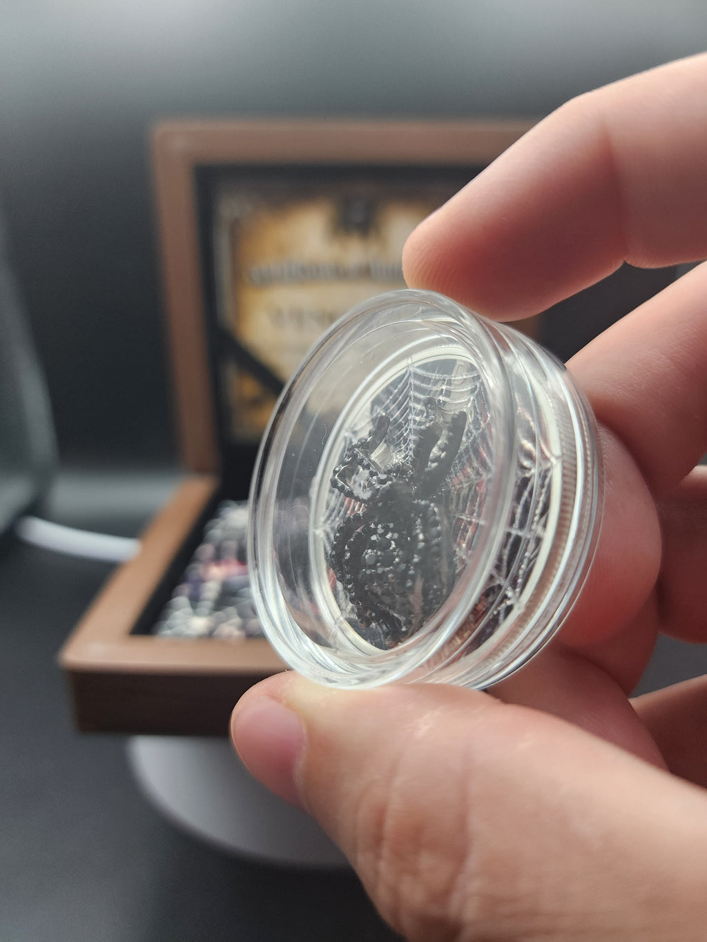 2013 Canadian Maple Venomous Edition Venom w/ Crystal Spider 1oz Silver Coin 199