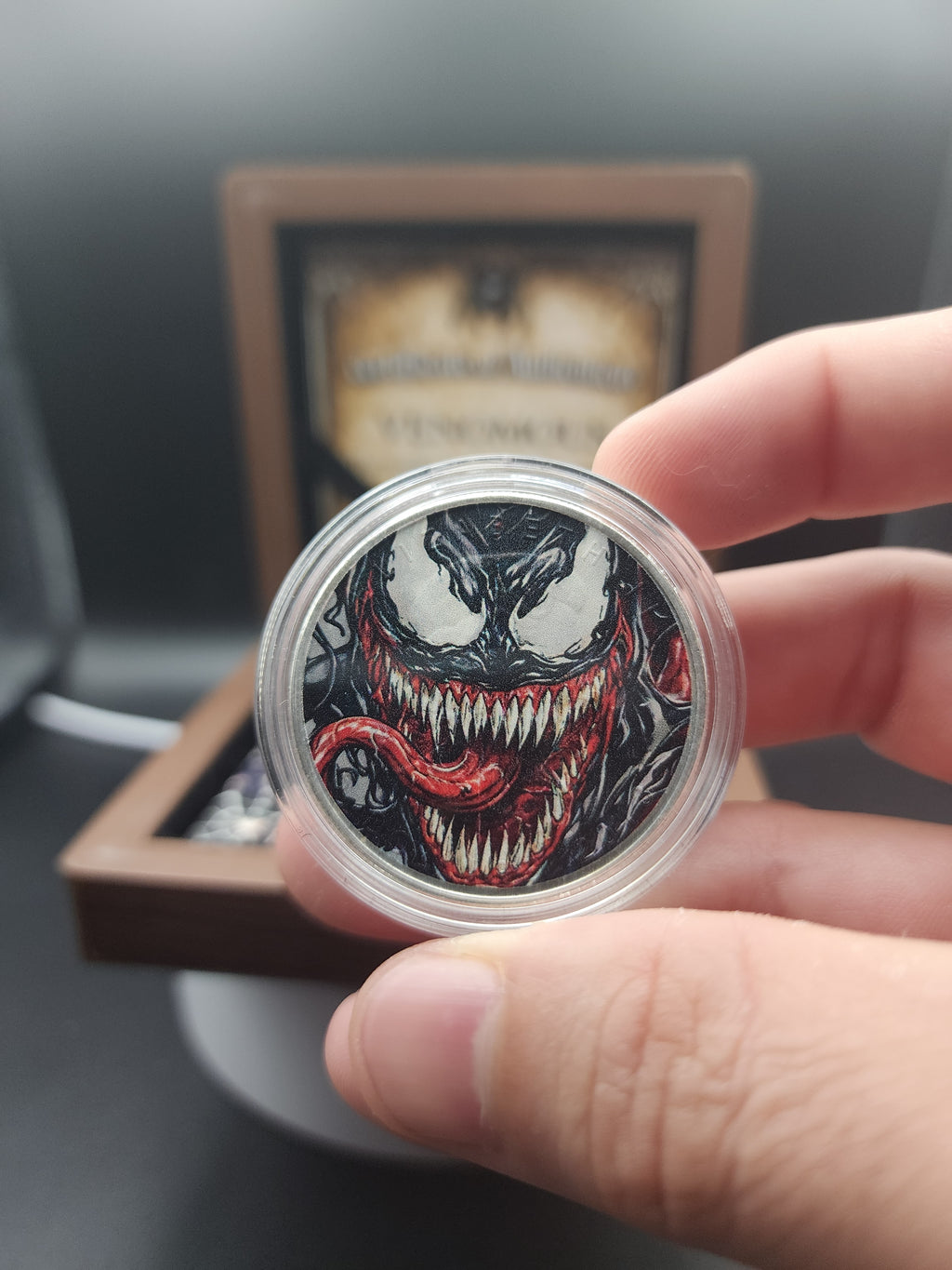 2013 Canadian Maple Venomous Edition Venom w/ Crystal Spider 1oz Silver Coin 199
