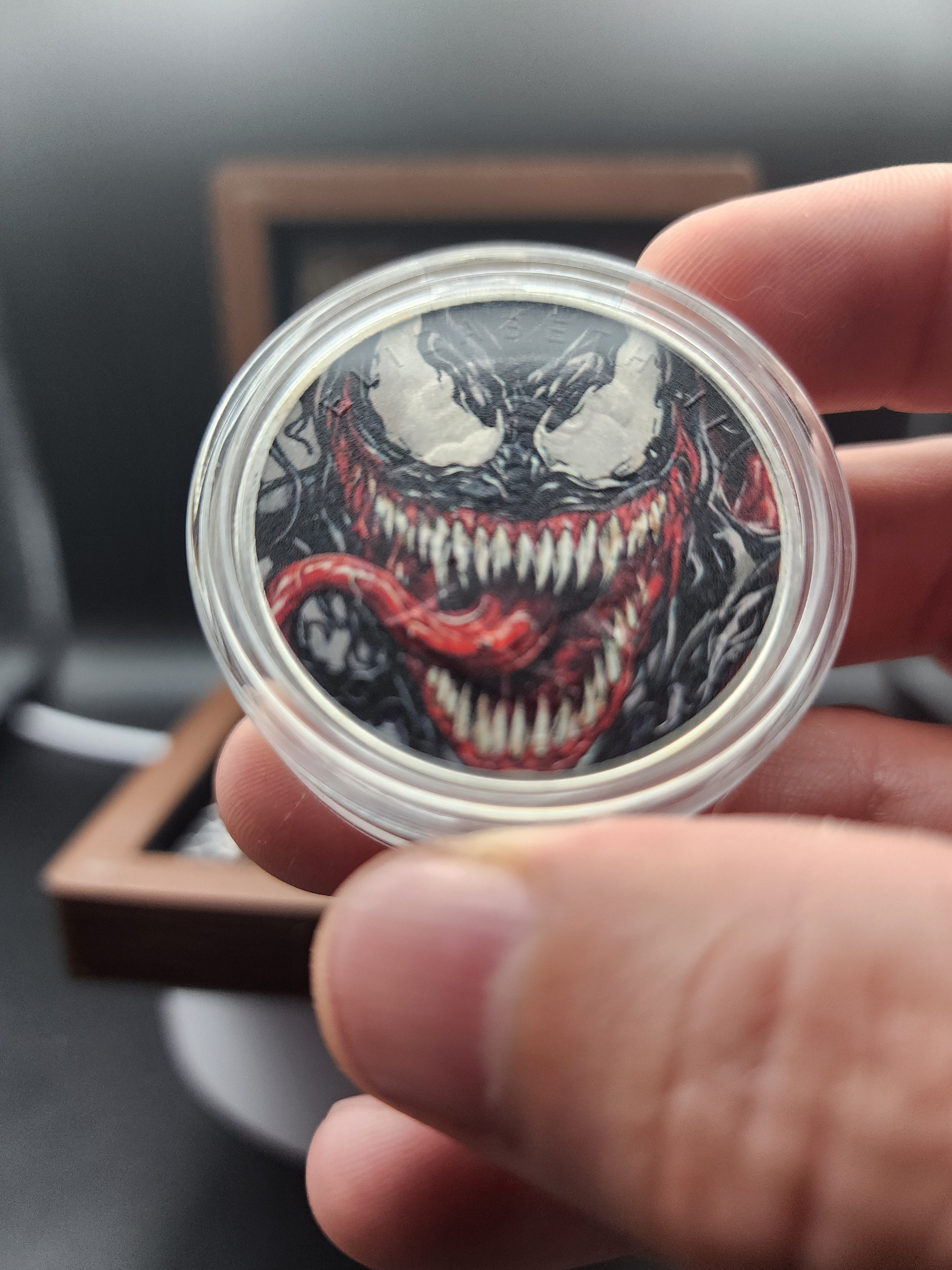 2013 Canadian Maple Venomous Edition Venom w/ Crystal Spider 1oz Silver Coin 199