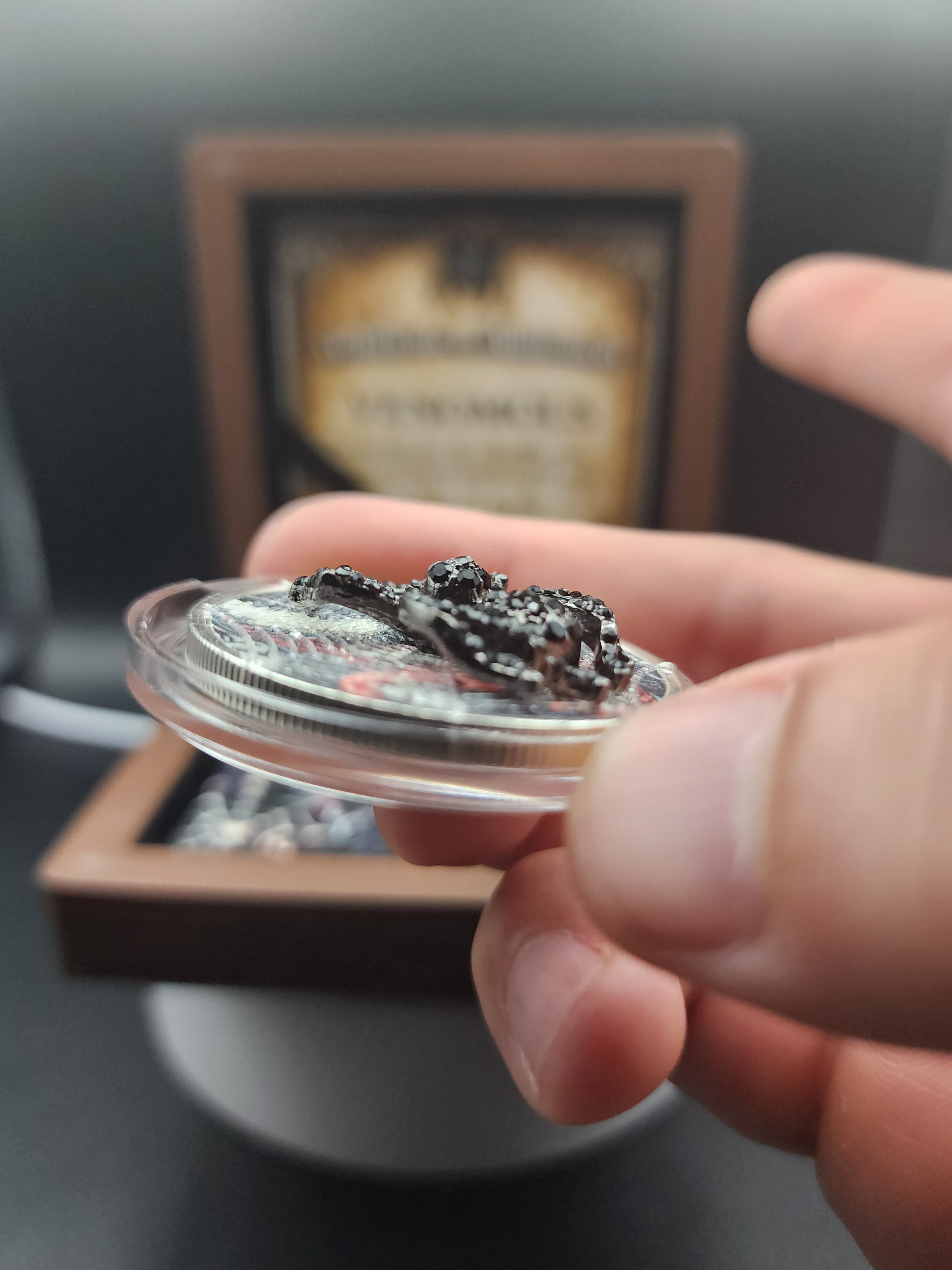 2013 Canadian Maple Venomous Edition Venom w/ Crystal Spider 1oz Silver Coin 199