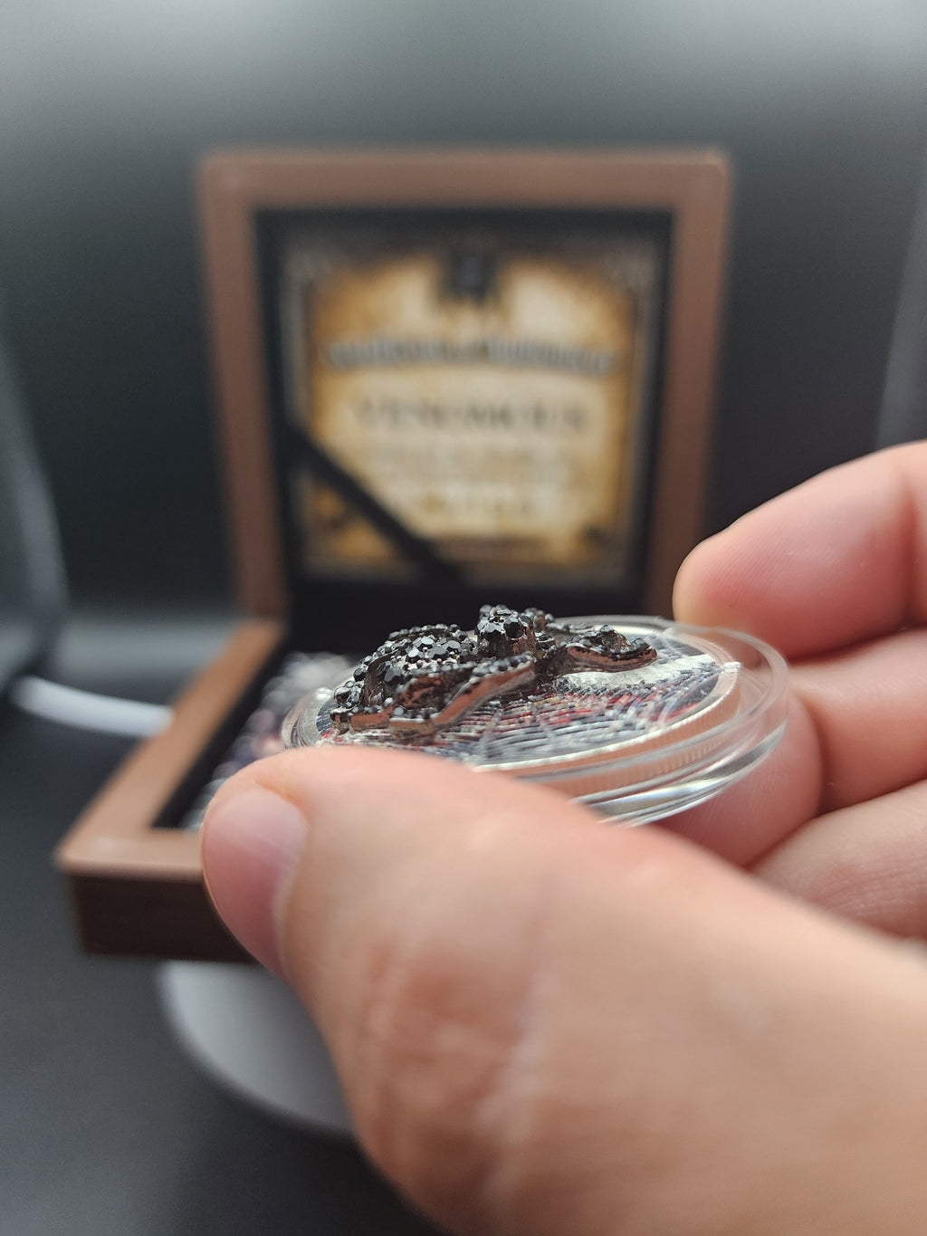 2013 Canadian Maple Venomous Edition Venom w/ Crystal Spider 1oz Silver Coin 199