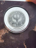 POSEIDON 1/1000 Oz Silver Coin in Card 1$ Liberia 2026