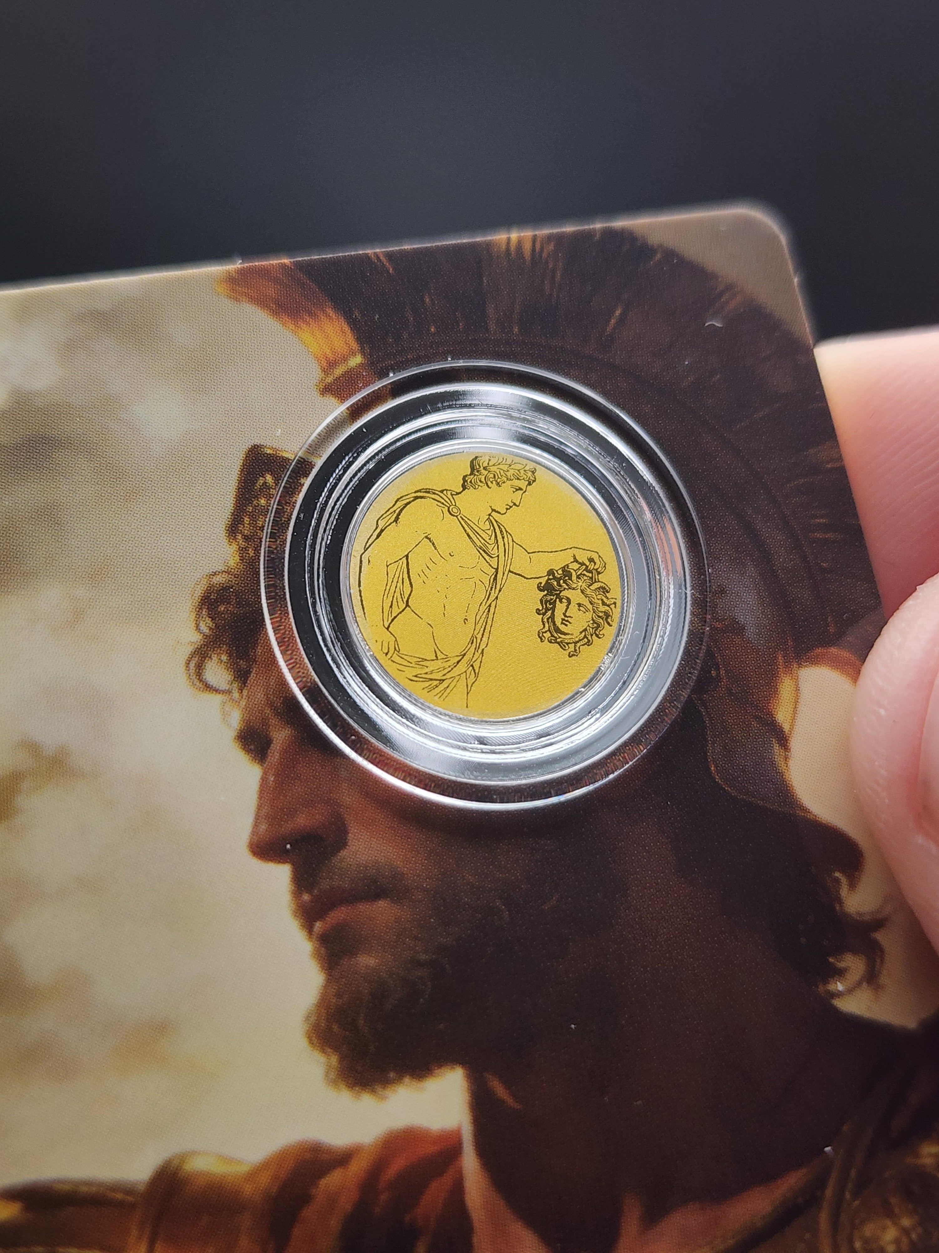 2026 Liberia Perseus 1/1000 oz .9999 Gold Coin in Card