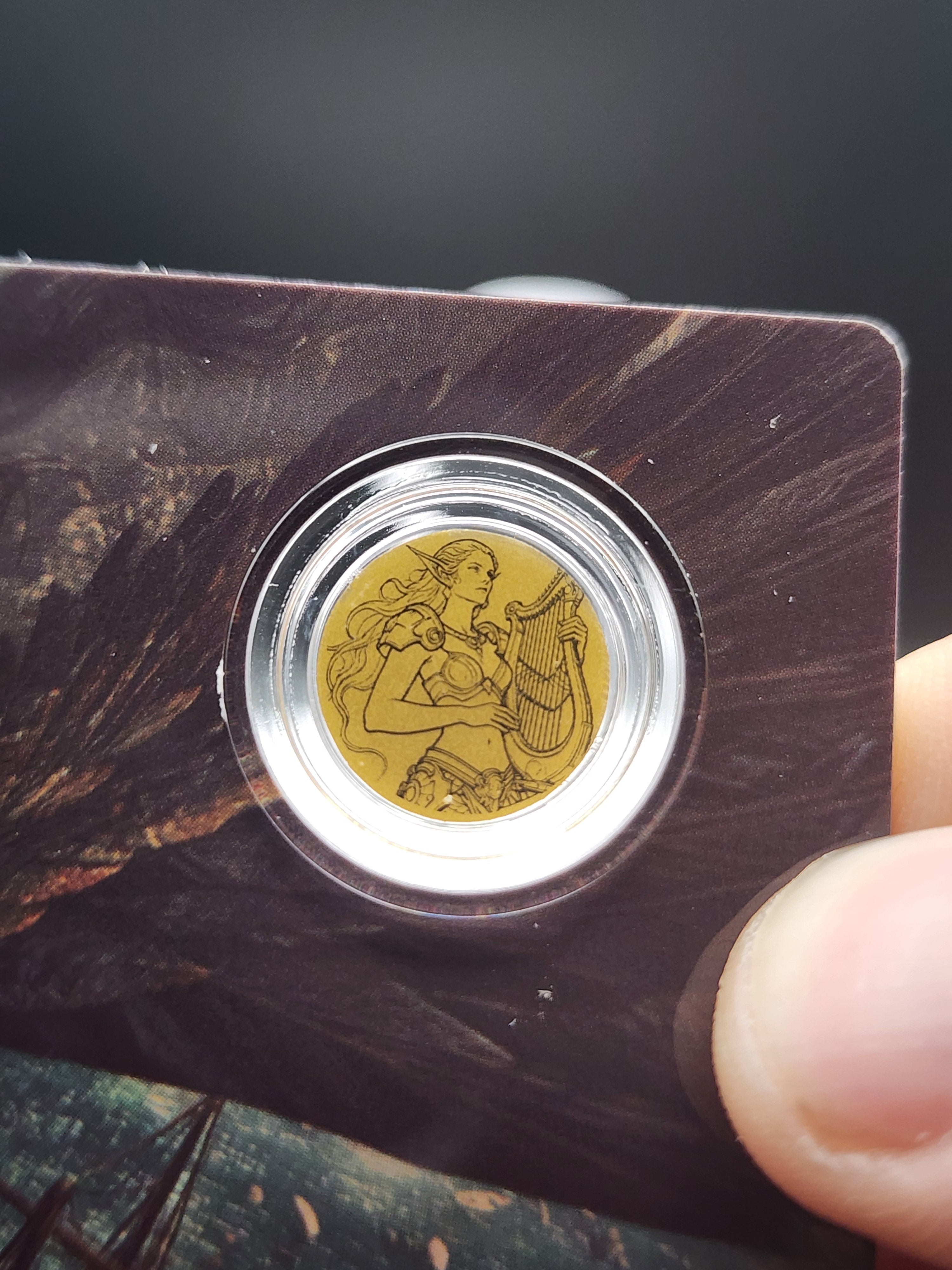 2026 Liberia Siren 1/1000 oz .9999 Gold Coin in Card