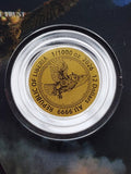 2026 Liberia Steampunk Mech Owl 1/1000 oz .9999 Gold Coin in Card