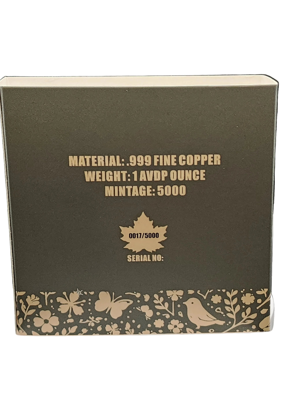 Diamond Dust Maple Series -Spring Maple - 1oz Copper