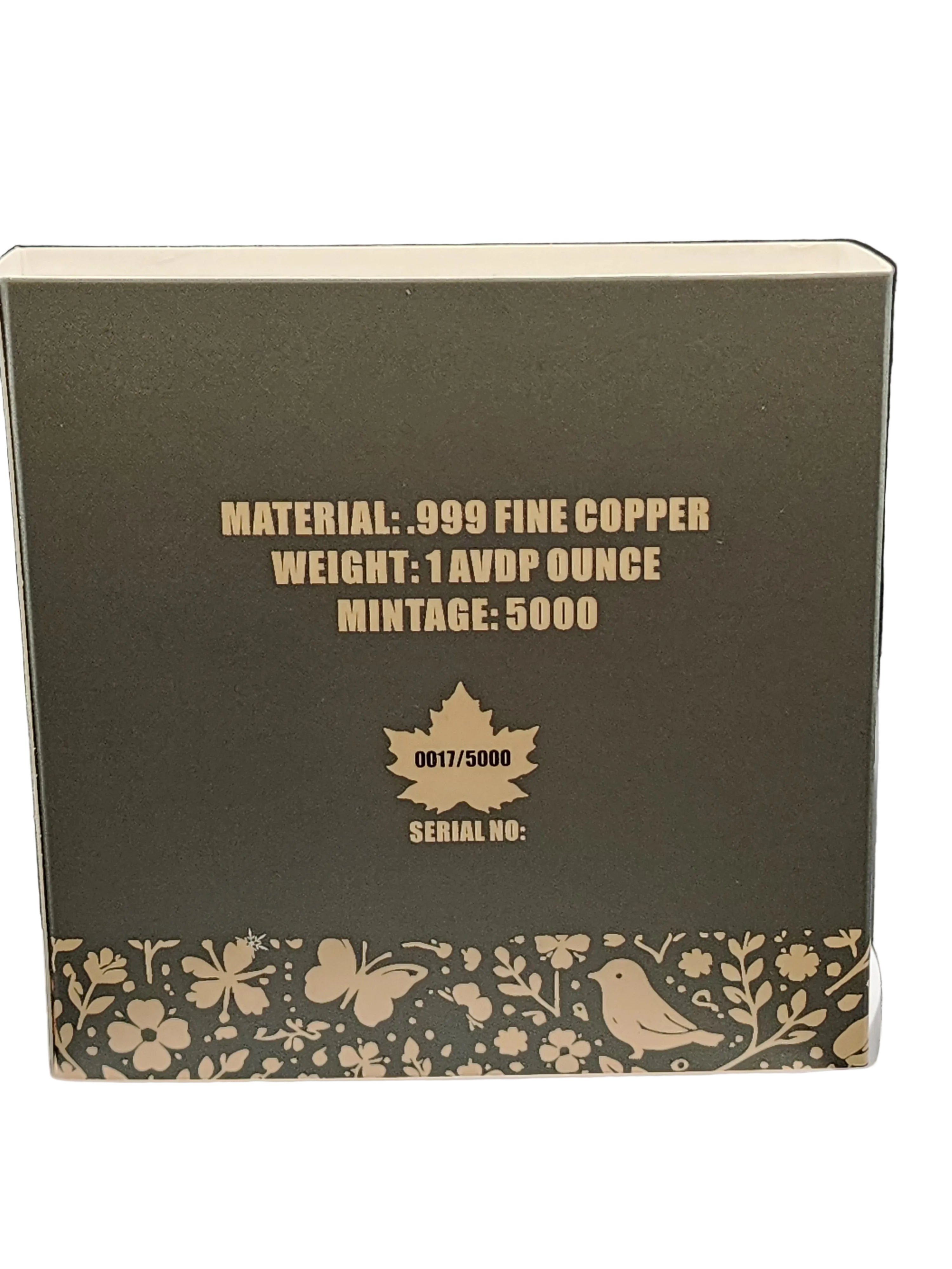 Diamond Dust Maple Series -Spring Maple - 1oz Copper