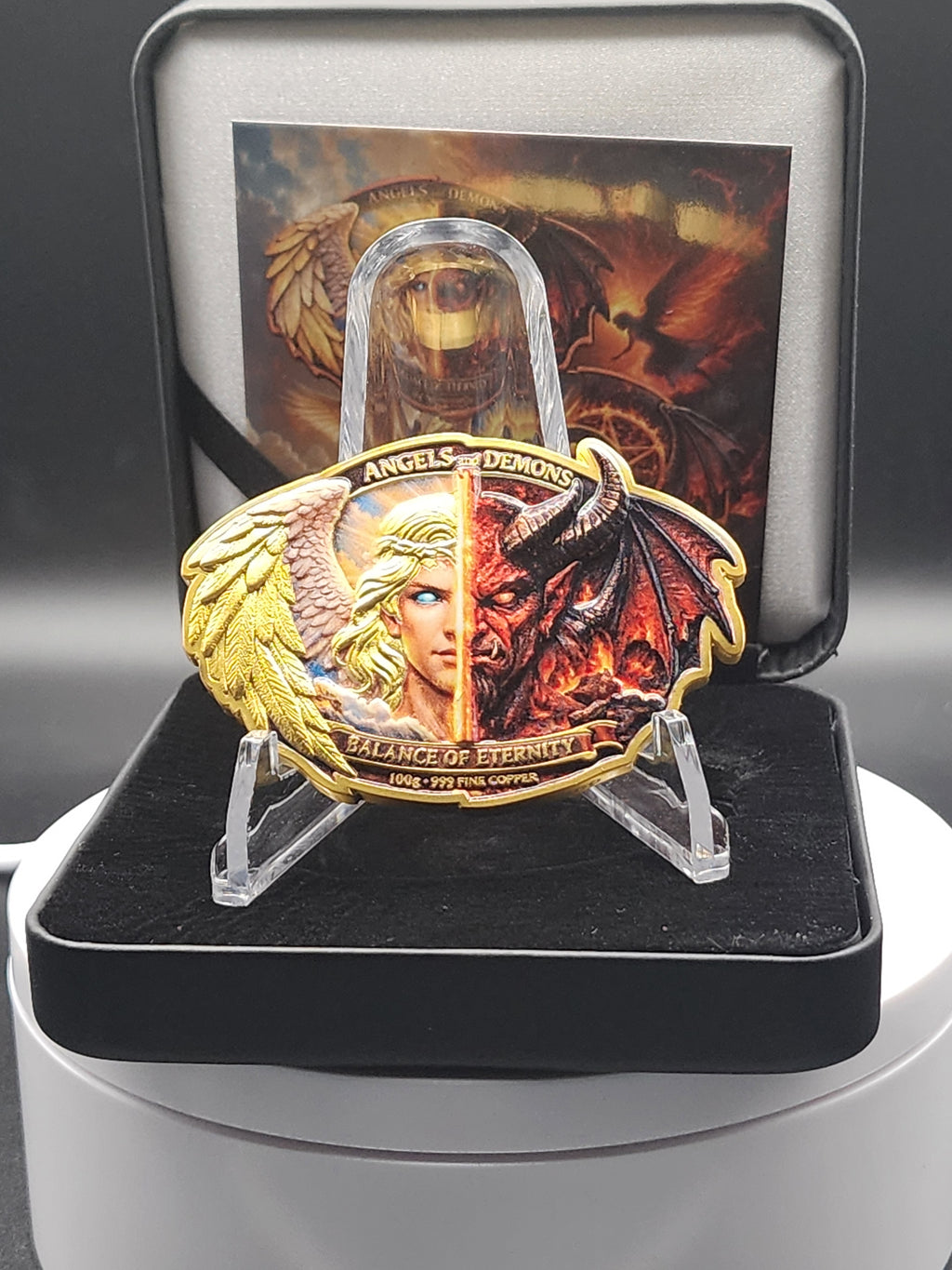 Angels and Demons Balance of Eternity 100g Copper Medal