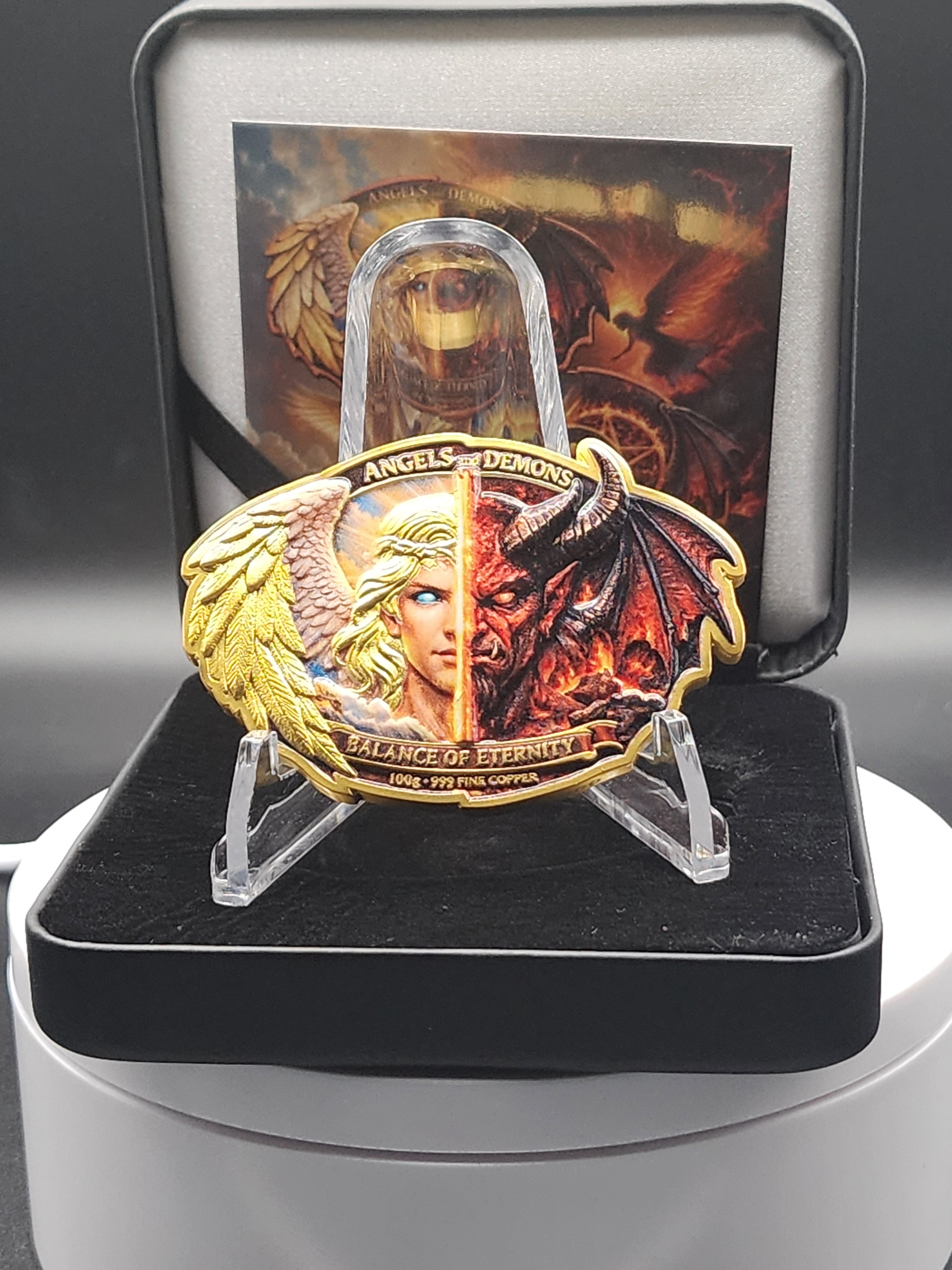 Angels and Demons Balance of Eternity 100g Copper Medal