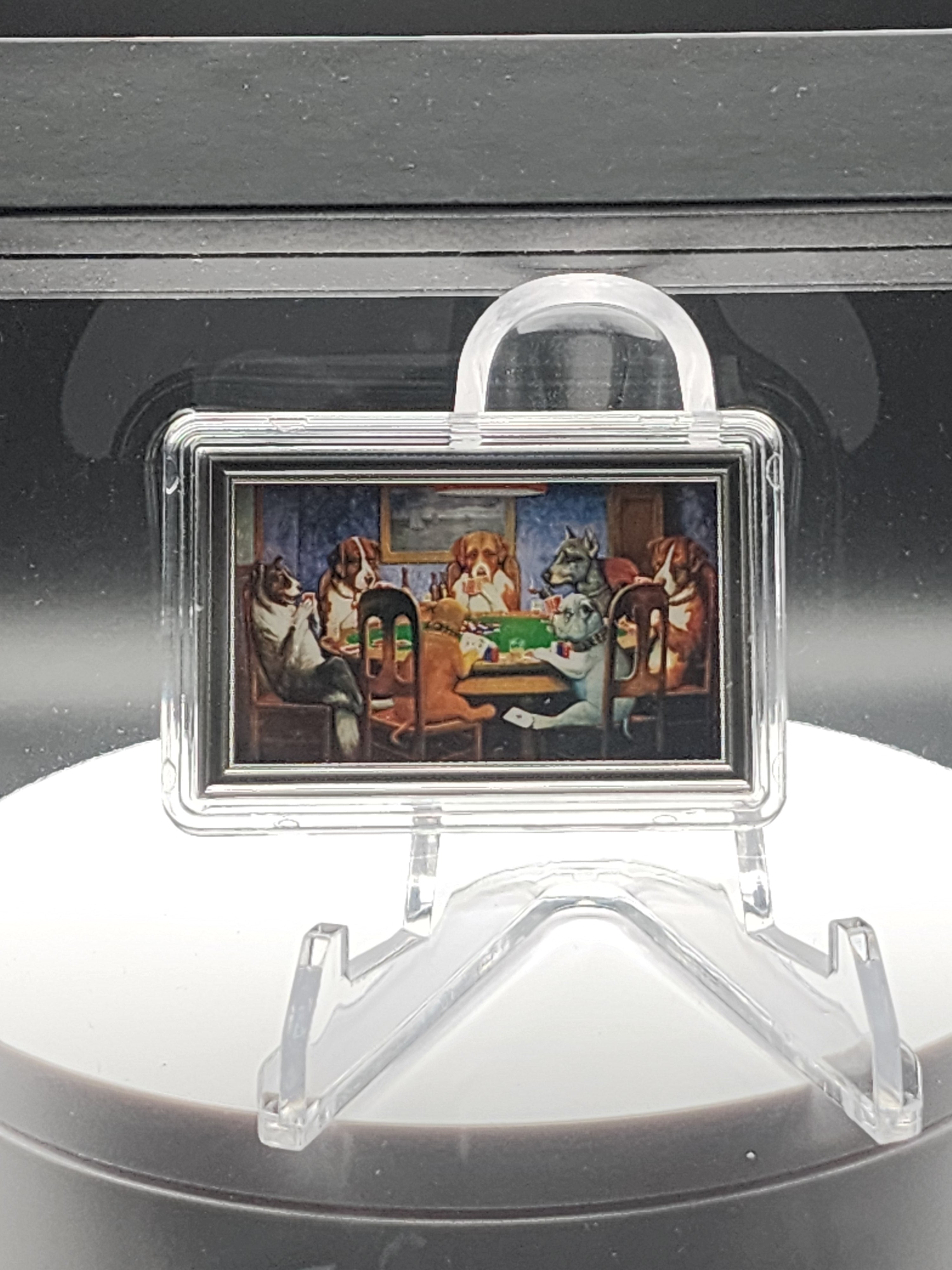 Lithuanian Mint - 2025 ‘Dogs Playing Poker’ Niue 1 oz Silver Proof Coin