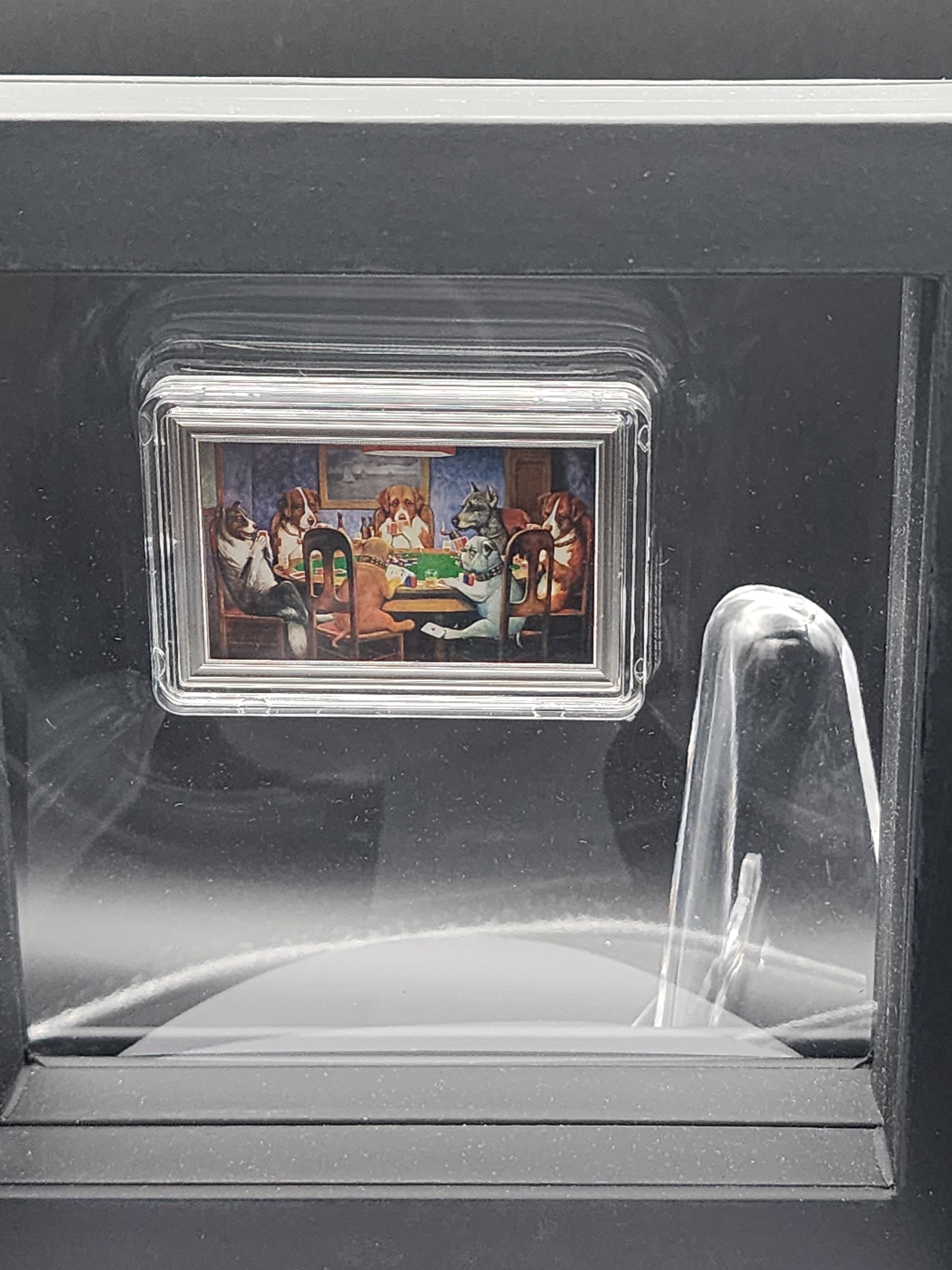 Lithuanian Mint - 2025 ‘Dogs Playing Poker’ Niue 1 oz Silver Proof Coin