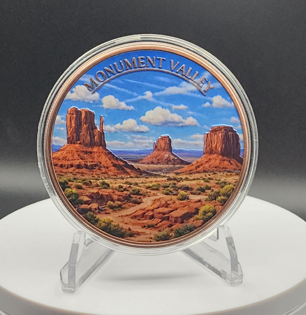 Natural Wonders Series - Monument Valley 5oz Copper Round