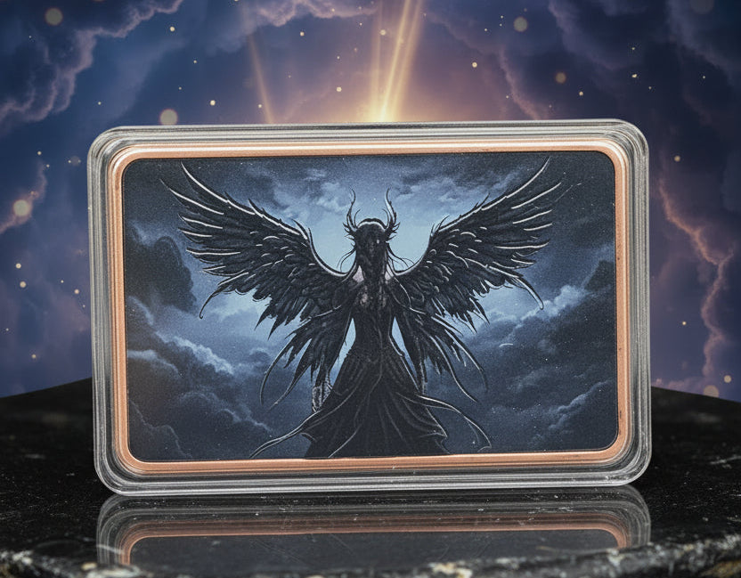 Dark Angel Colorized 5 oz Copper Bar