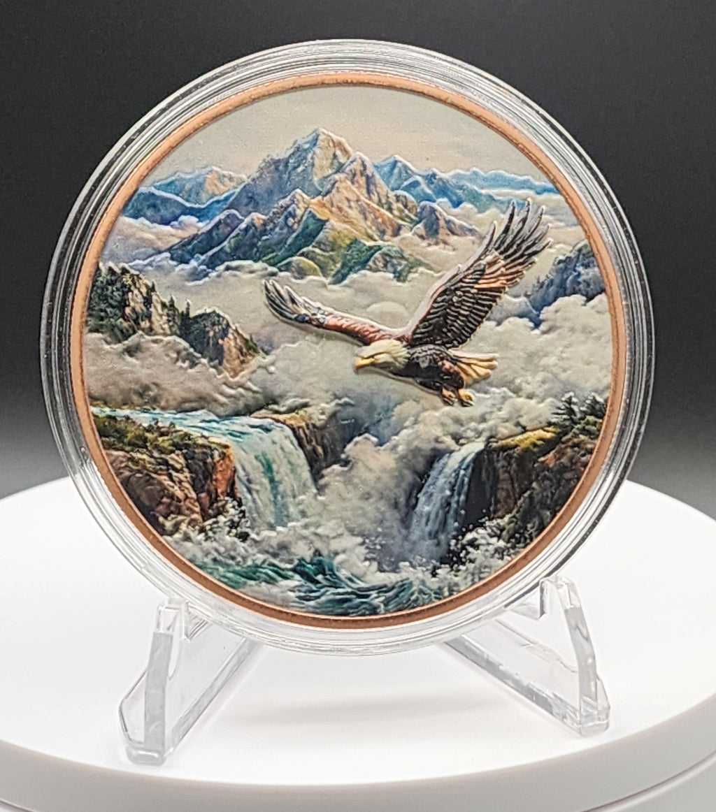 America the Beautiful Hi-Relief 5oz Copper Round