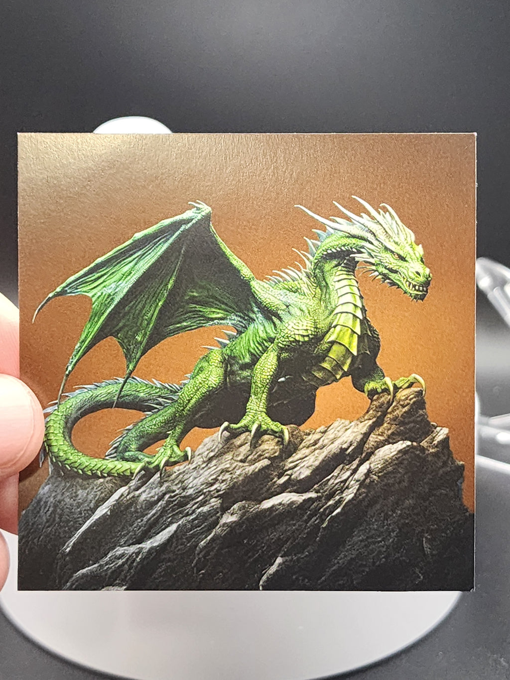 2026 Cameroon 1 Kilo Copper Emerald Dragon Coin