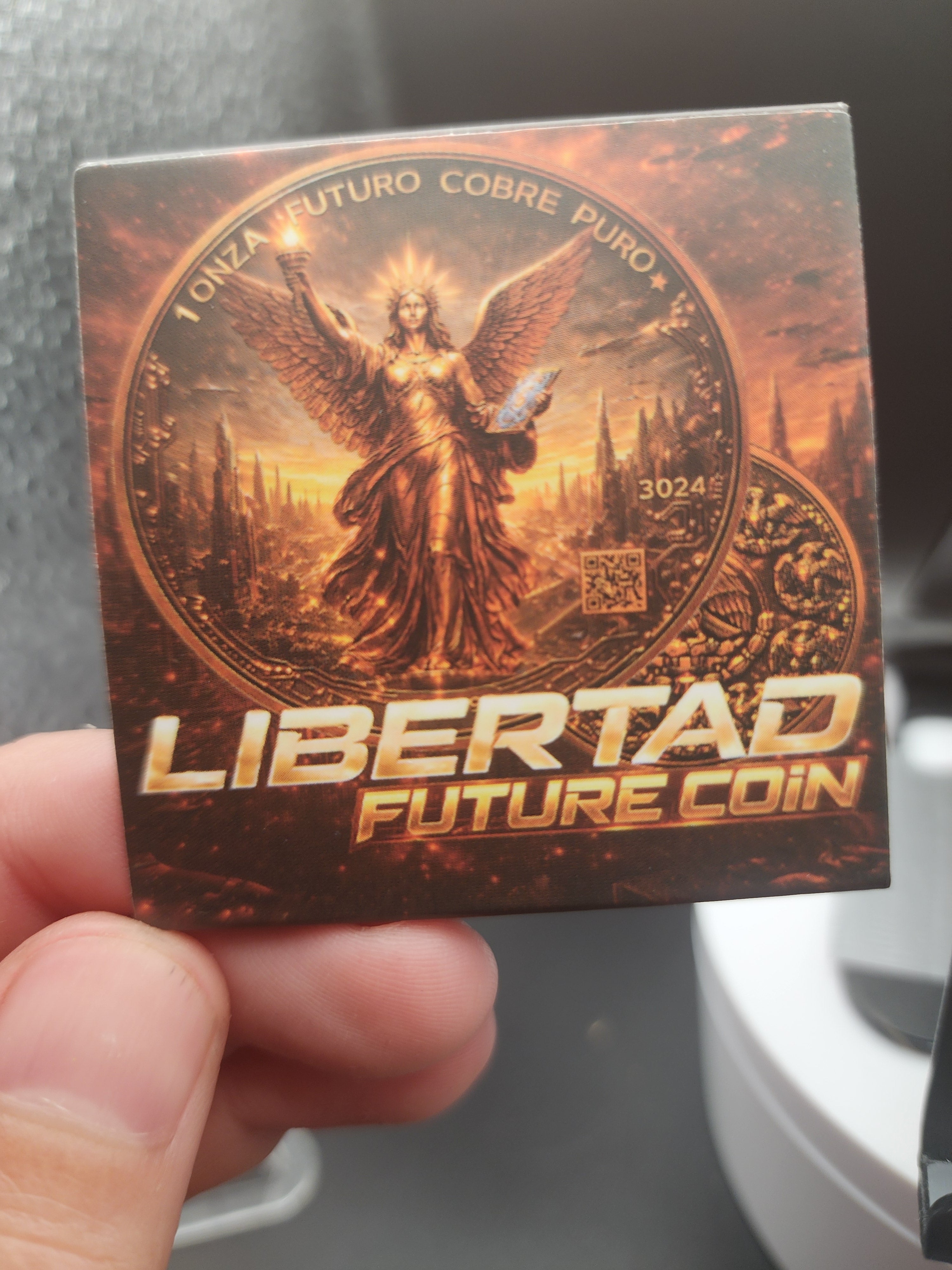 HoboCoin Exclusive 2026 Libertad Future Coin 1 Oz Copper Round