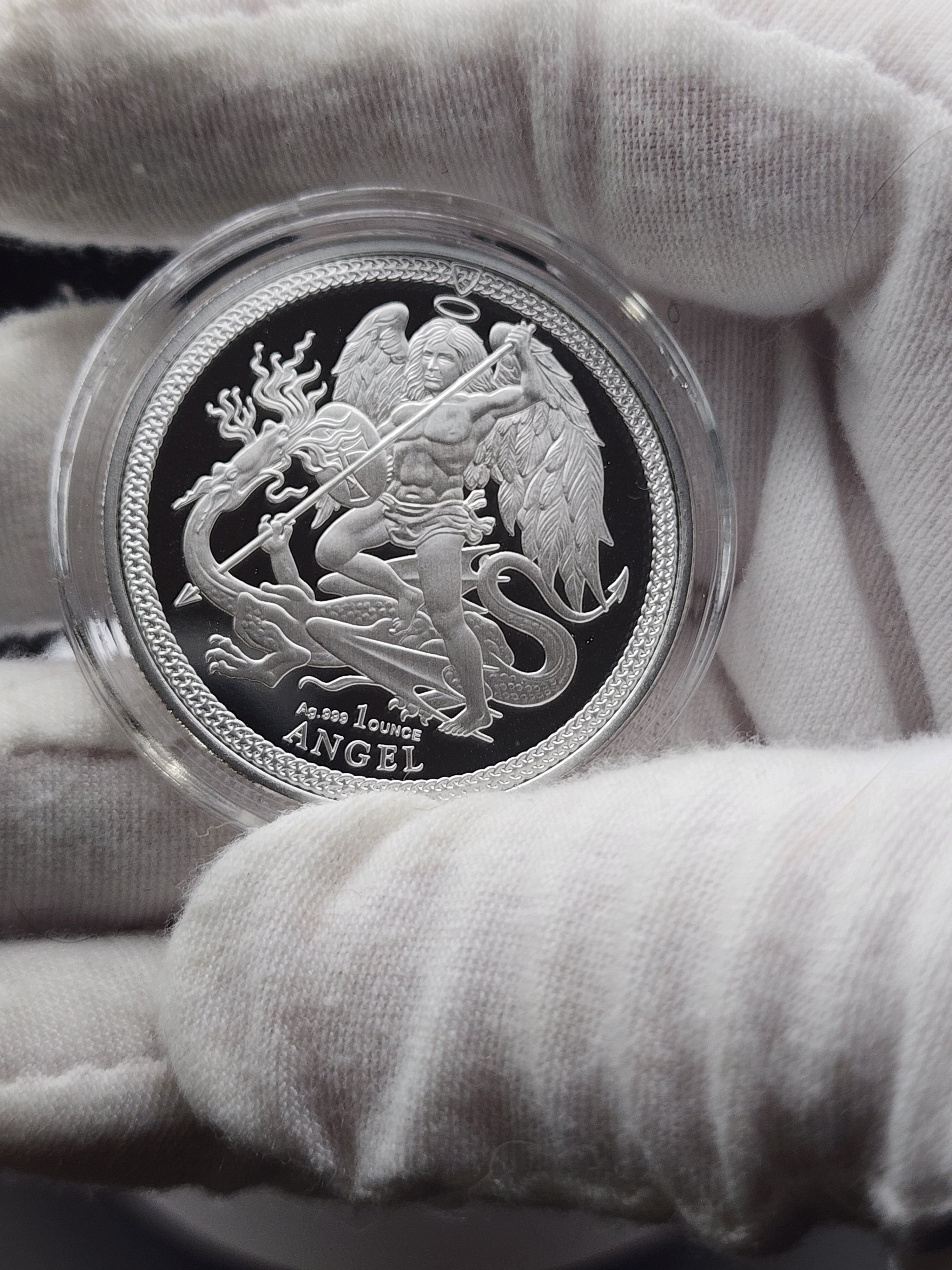 2026 Isle of Man Angel Reverse Proof 2 x 1 oz Silver Coin Set