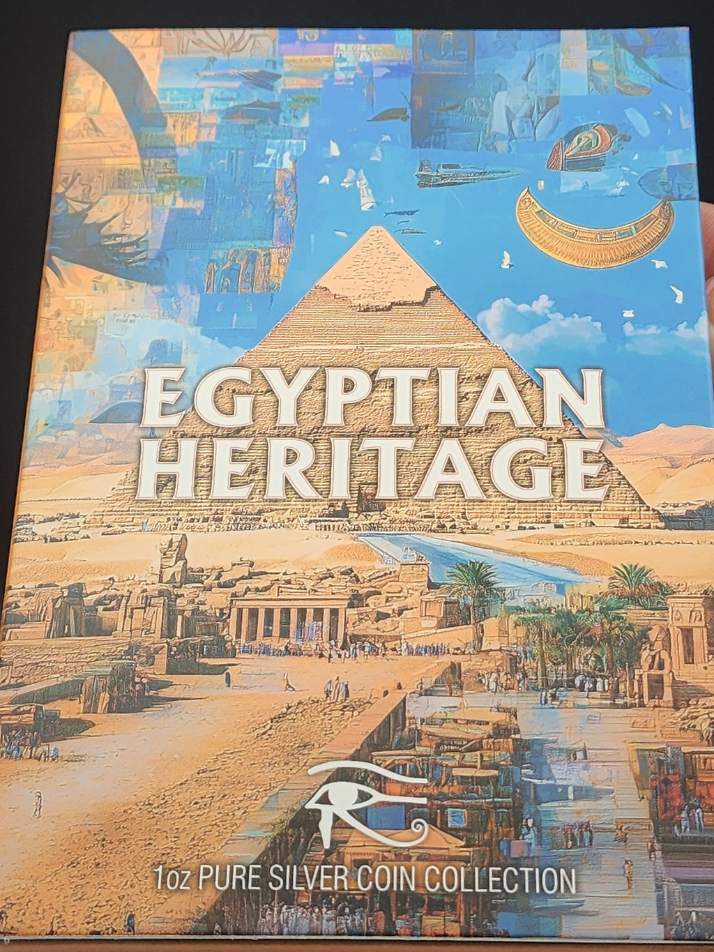 2026 Liberia Egyptian Heritage Anubis Antiqued UHR 1 oz Silver Coin