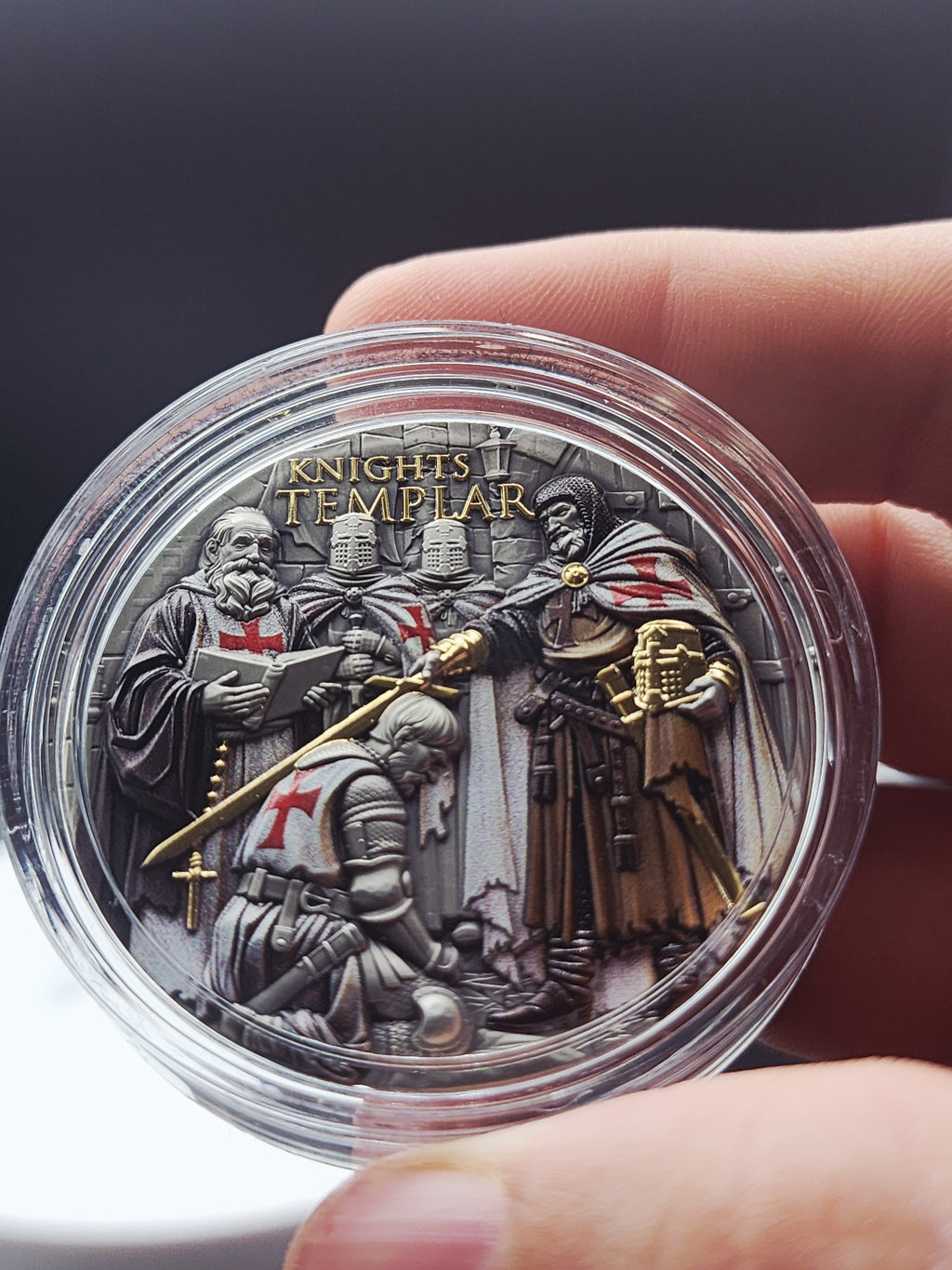 T&S Coin 2026 Niue Knights Templar 2 oz Silver Coin