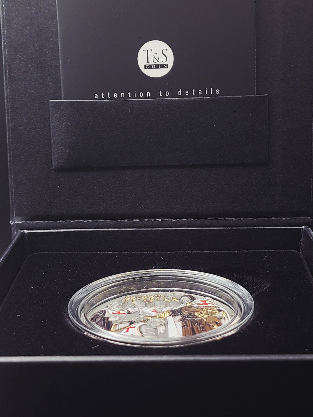 T&S Coin 2026 Niue Knights Templar 2 oz Silver Coin