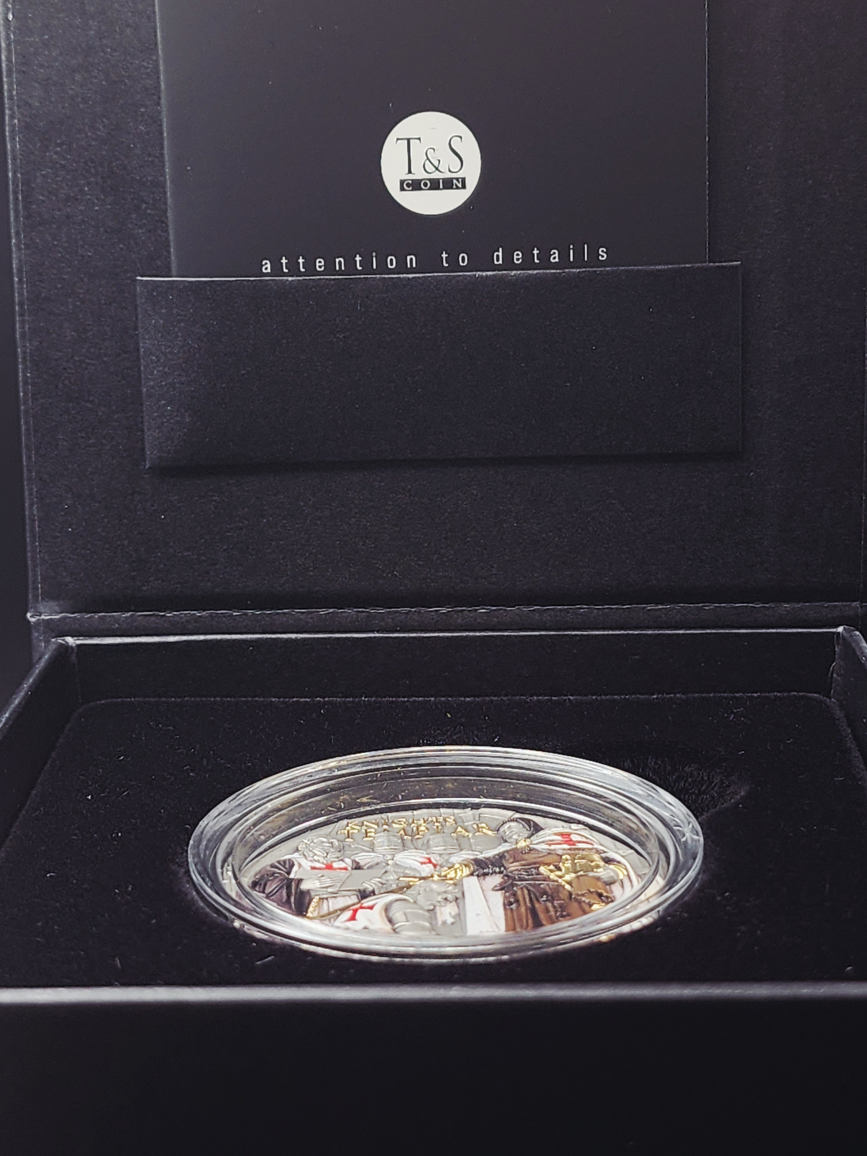 T&S Coin 2026 Niue Knights Templar 2 oz Silver Coin