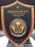 Ephesians 6:11 Whole Armor of God 1oz Copper Round