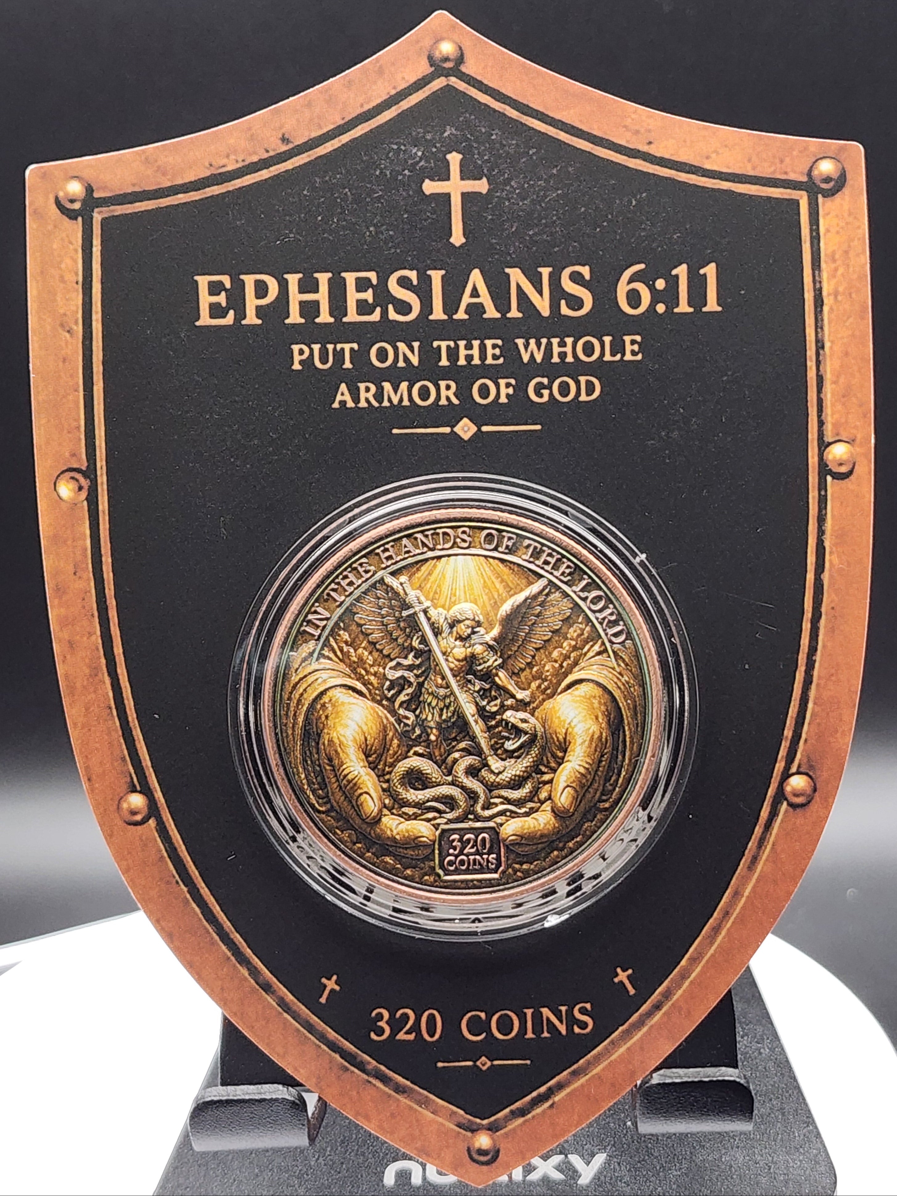 Ephesians 6:11 Whole Armor of God 1oz Copper Round