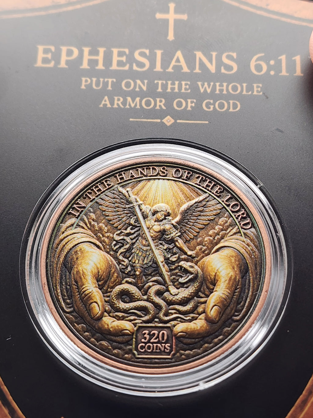 Ephesians 6:11 Whole Armor of God 1oz Copper Round