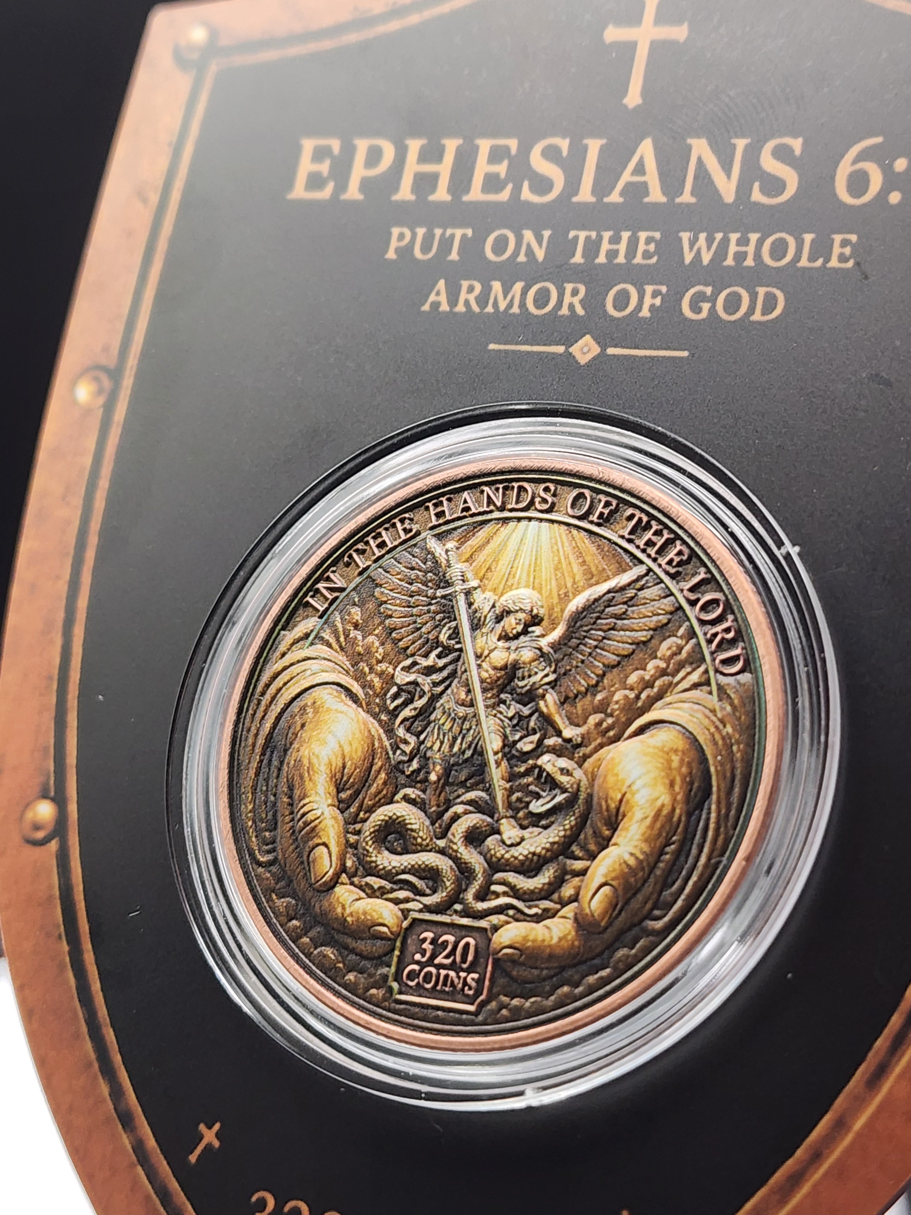 Ephesians 6:11 Whole Armor of God 1oz Copper Round