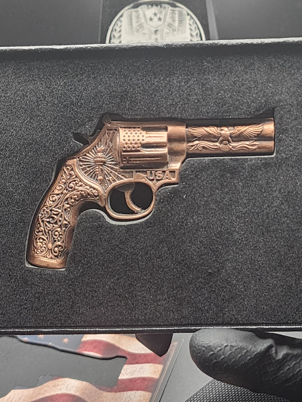 250th Anniversary 2.5 oz Copper 3D Revolver