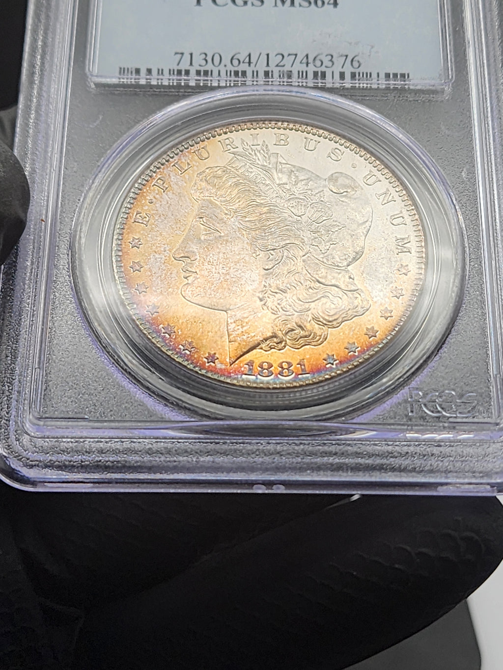 1881-S Morgan Silver Dollar PCGS MS64 Toned
