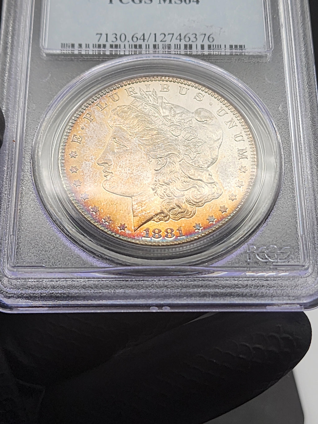 1881-S Morgan Silver Dollar PCGS MS64 Toned