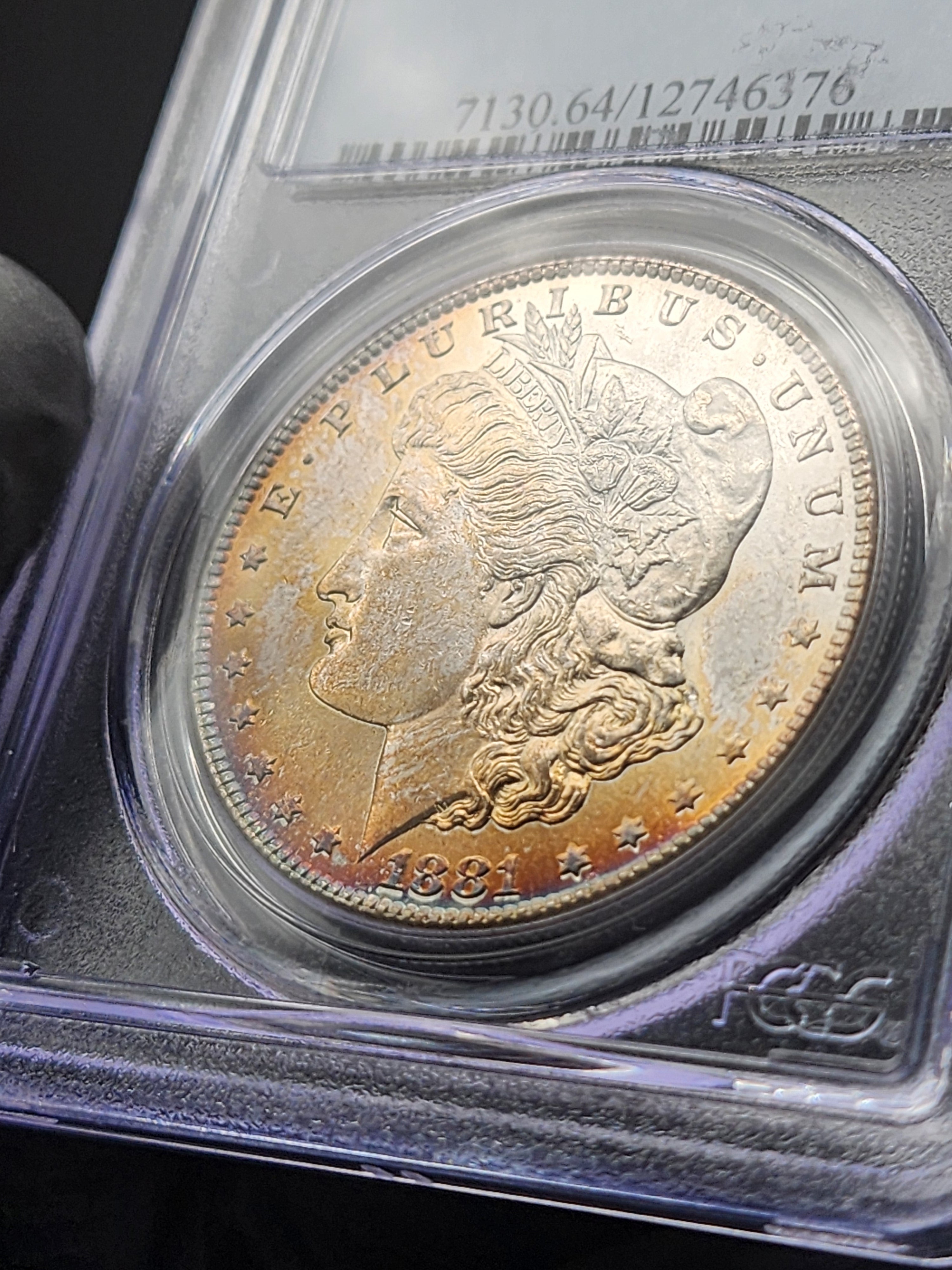1881-S Morgan Silver Dollar PCGS MS64 Toned