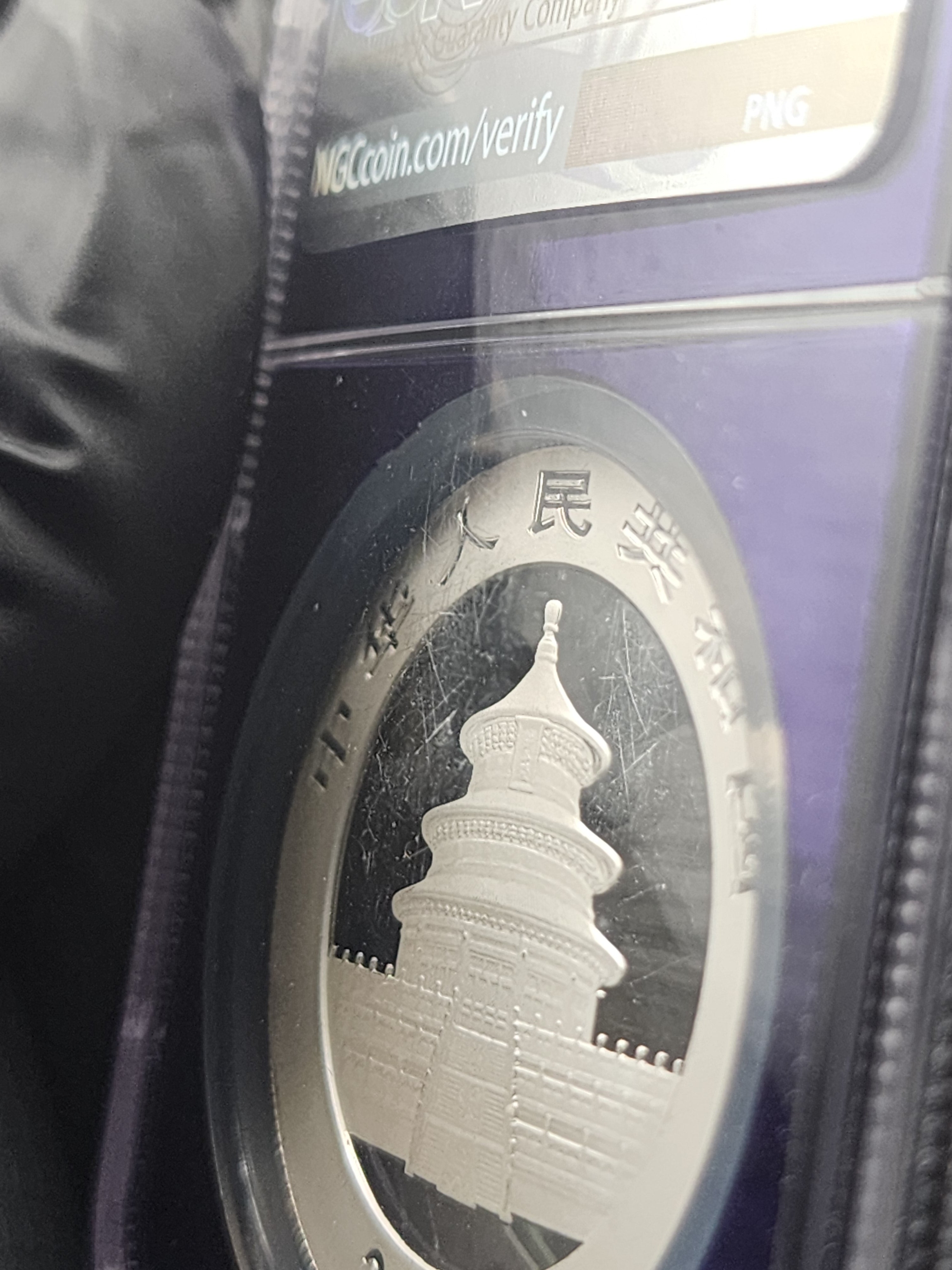 2015 China Silver Panda 1 oz NGC MS69