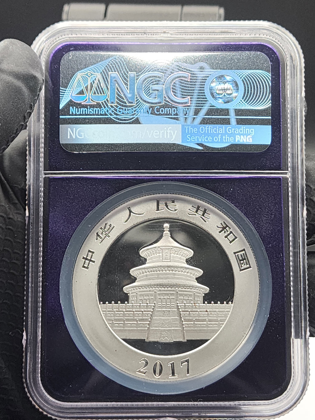 2017 China Silver Panda 30g NGC MS69