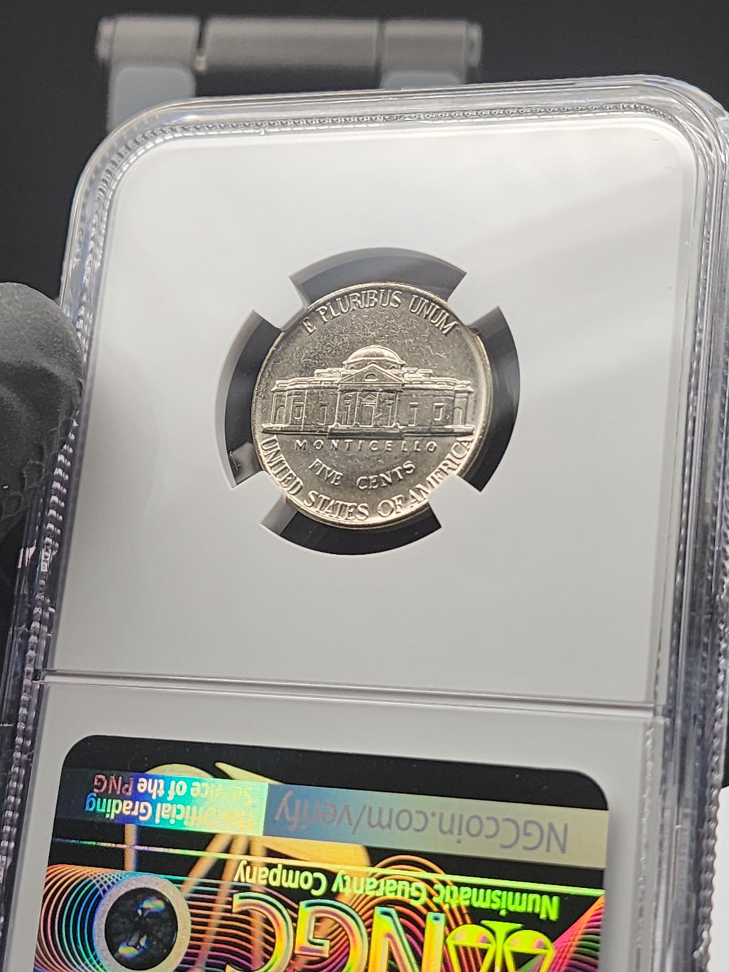 Jefferson Nickel NGC Brilliant Uncirculated "Don't Tread on Me"