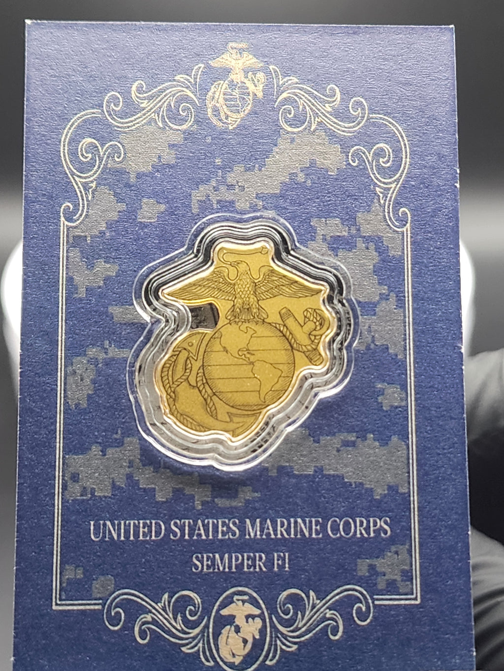 2026 U.S. Marines 1/1000 Shaped .9999 Fine Gold Medal