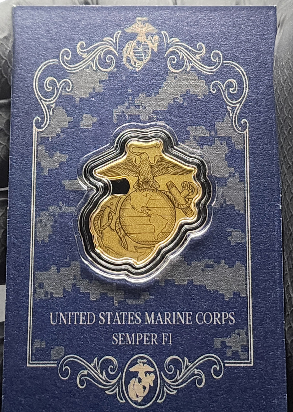 2026 U.S. Marines 1/1000 Shaped .9999 Fine Gold Medal