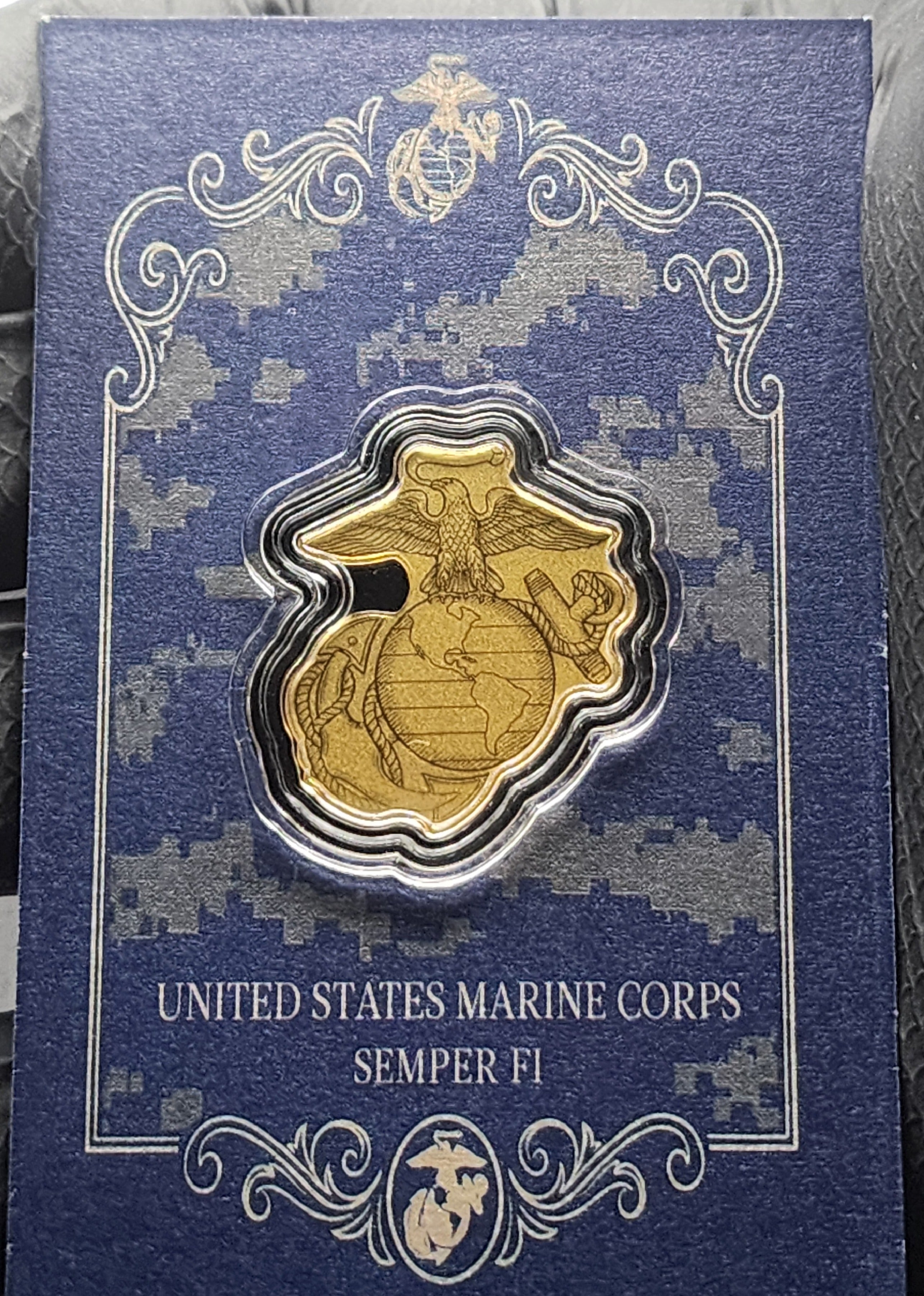 2026 U.S. Marines 1/1000 Shaped .9999 Fine Gold Medal