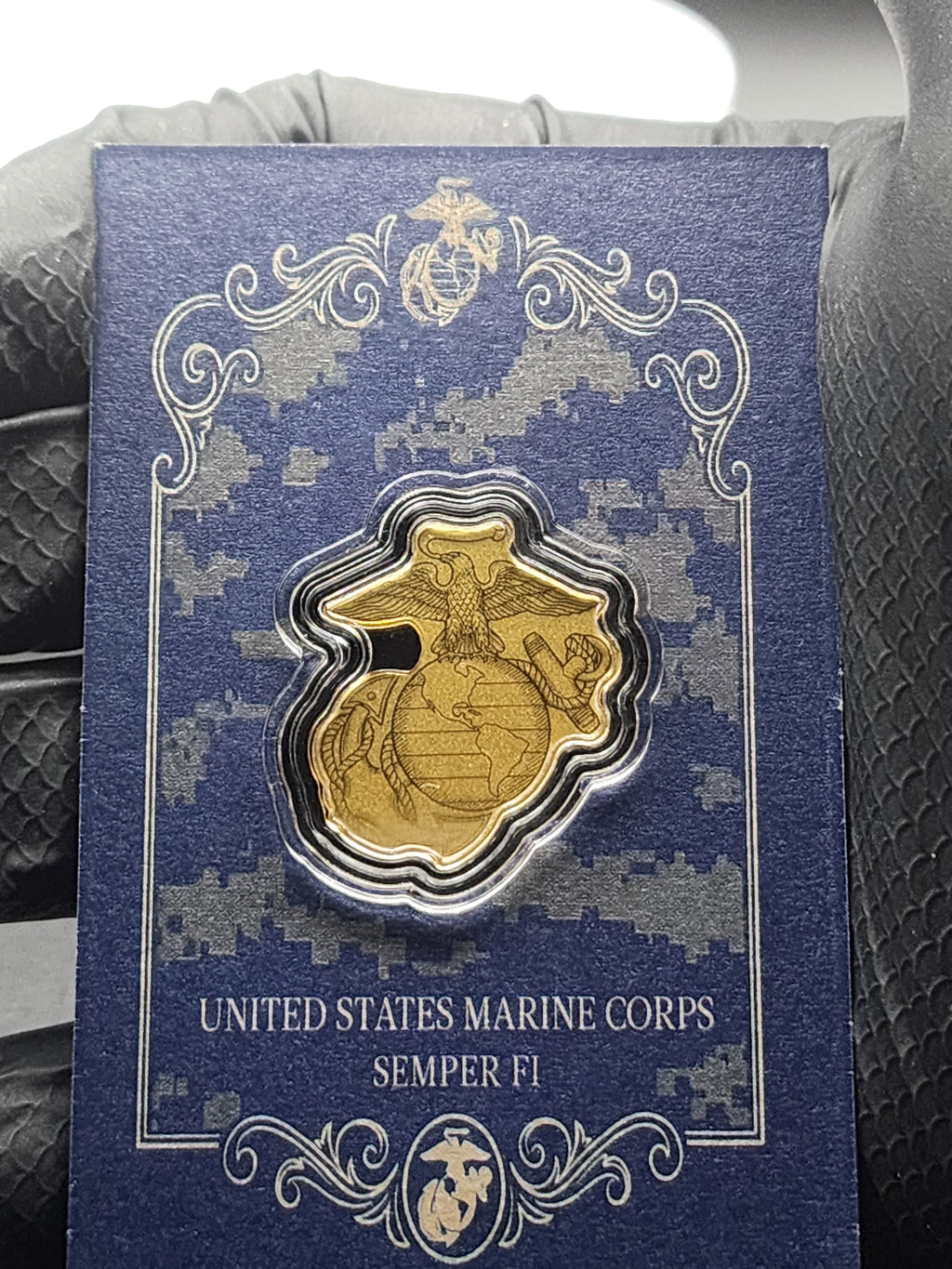 2026 U.S. Marines 1/1000 Shaped .9999 Fine Gold Medal