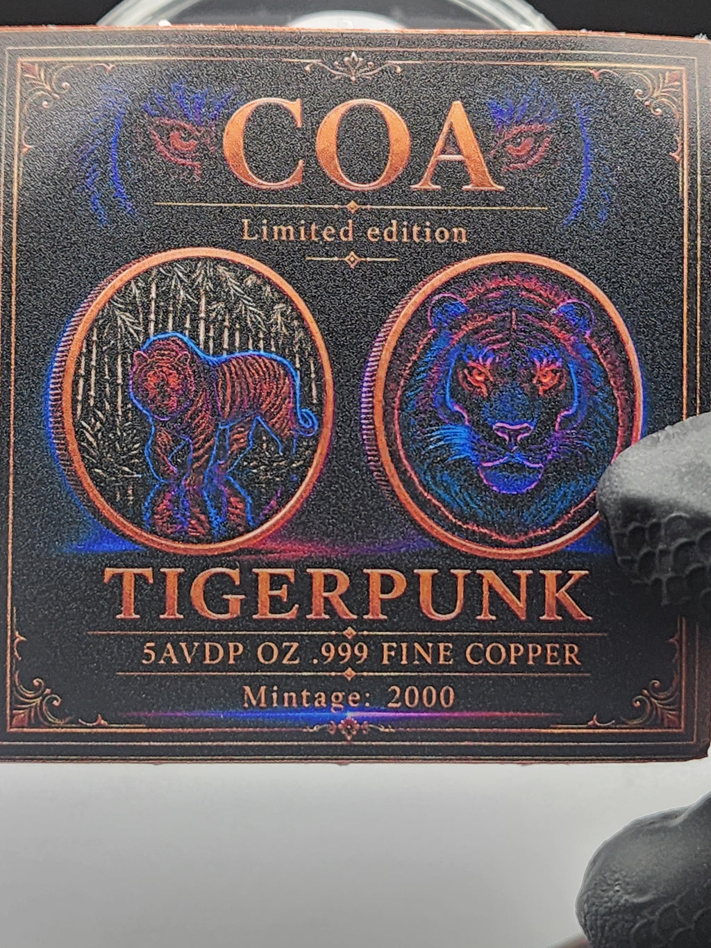 2025 Nature Tiger - TigerPunk Edition 5oz Copper Round