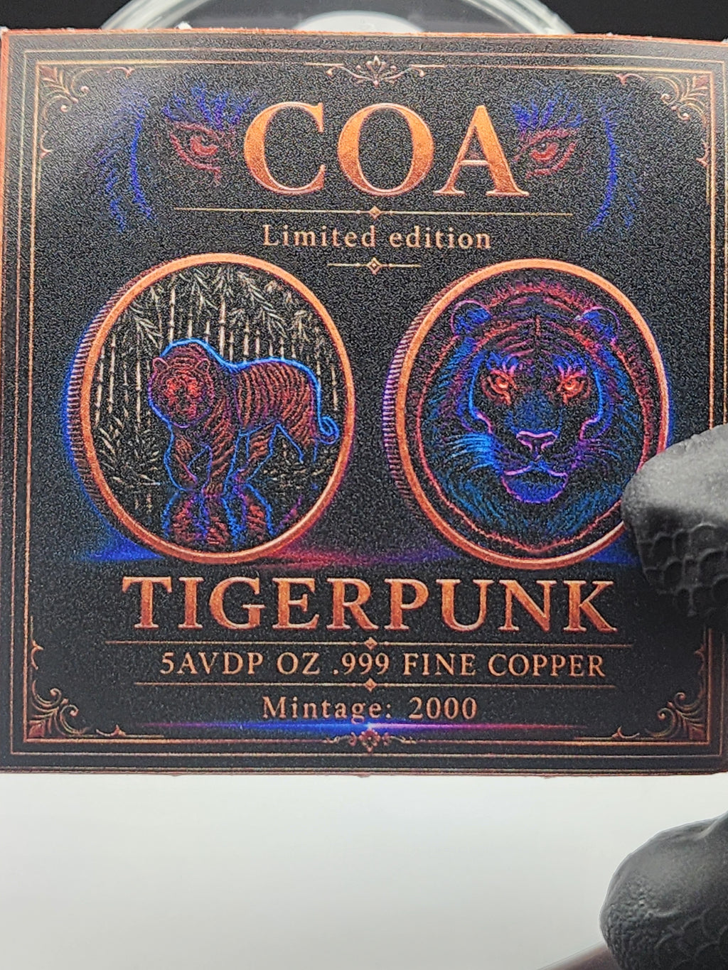 2025 Nature Tiger - TigerPunk Edition 5oz Copper Round