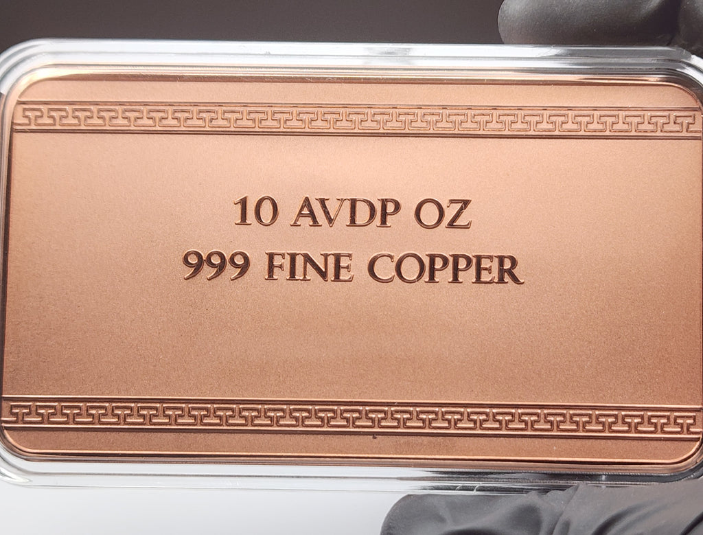 Great Wall of China 10oz Copper Bar