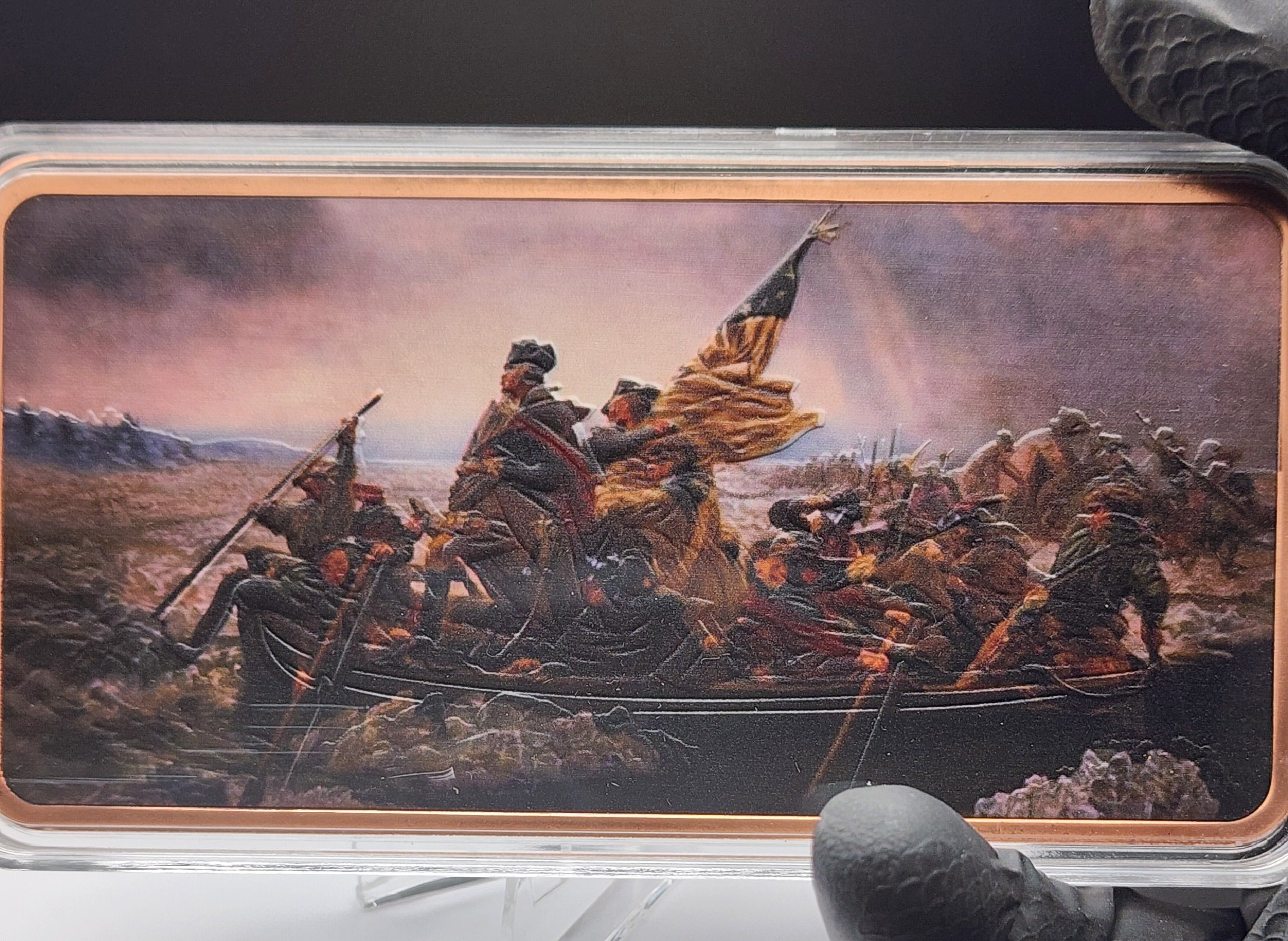 2026 George Washington Crosses the Delaware 10oz .999 Copper Bar