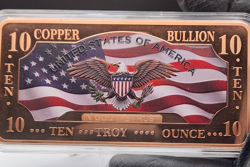 2026 George Washington Crosses the Delaware 10oz .999 Copper Bar